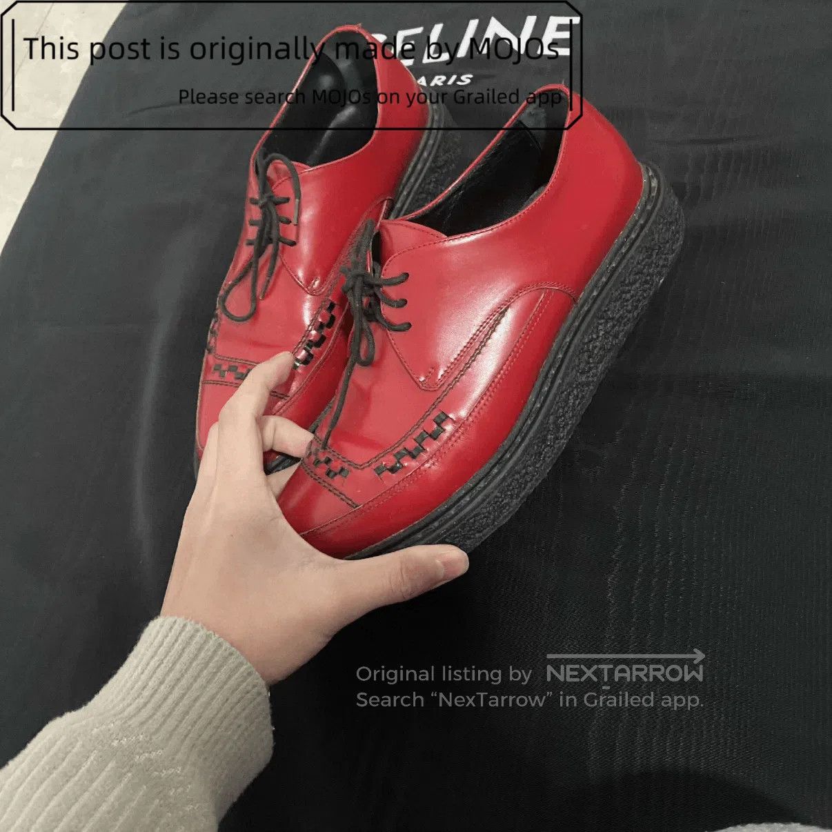 Saint Laurent Paris Sz 39 Saint Laurent Paris 14AW Platform Derby mojos091524. Size US 6 / EU 39 - 4 Thumbnail