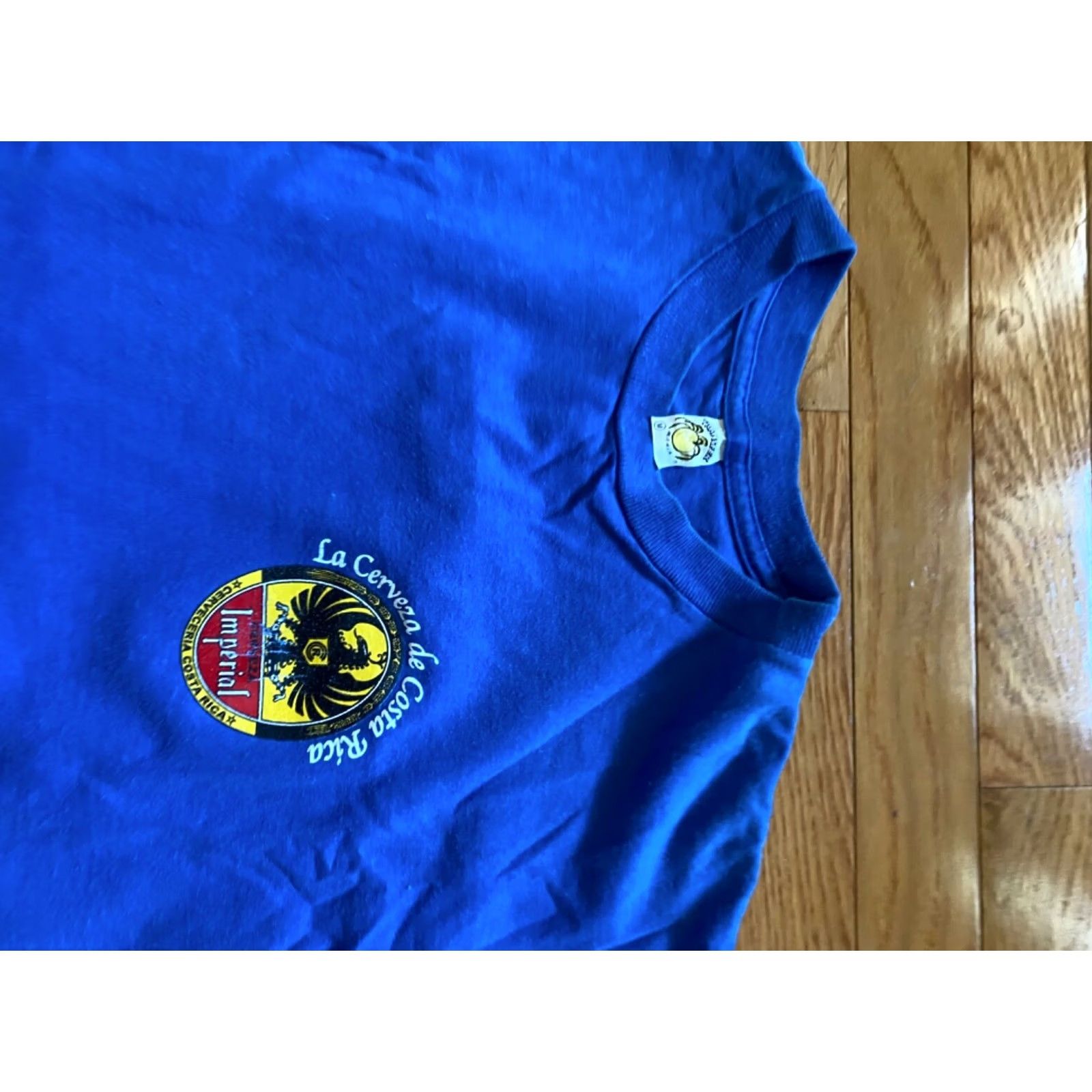 Imperial VINTAGE Imperial La Cerveza Shirt Mens Medium Logo Beer Costa Rica Short Sleeve Size US L / EU 52-54 / 3 - 3 Thumbnail