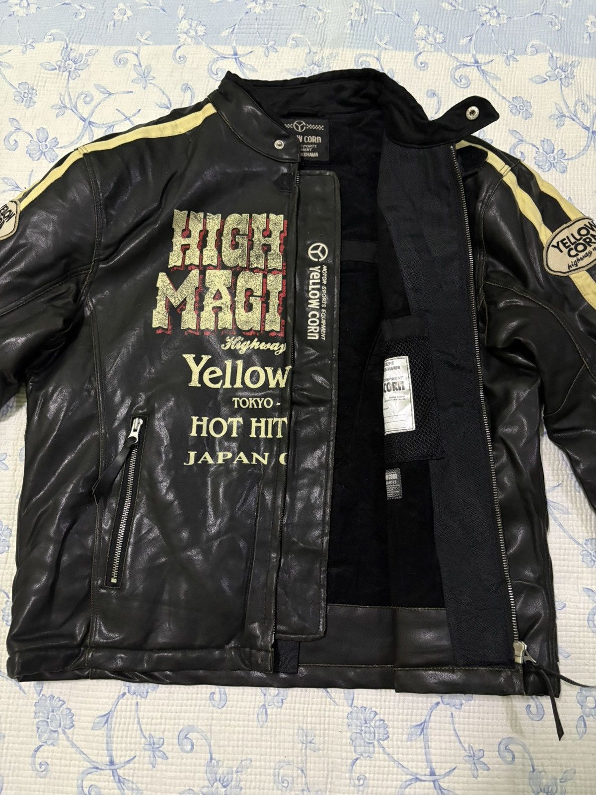 YELLOW CORN Yellow Corn Leather Jacket Highway Size US XL / EU 56 / 4 - 8 Thumbnail