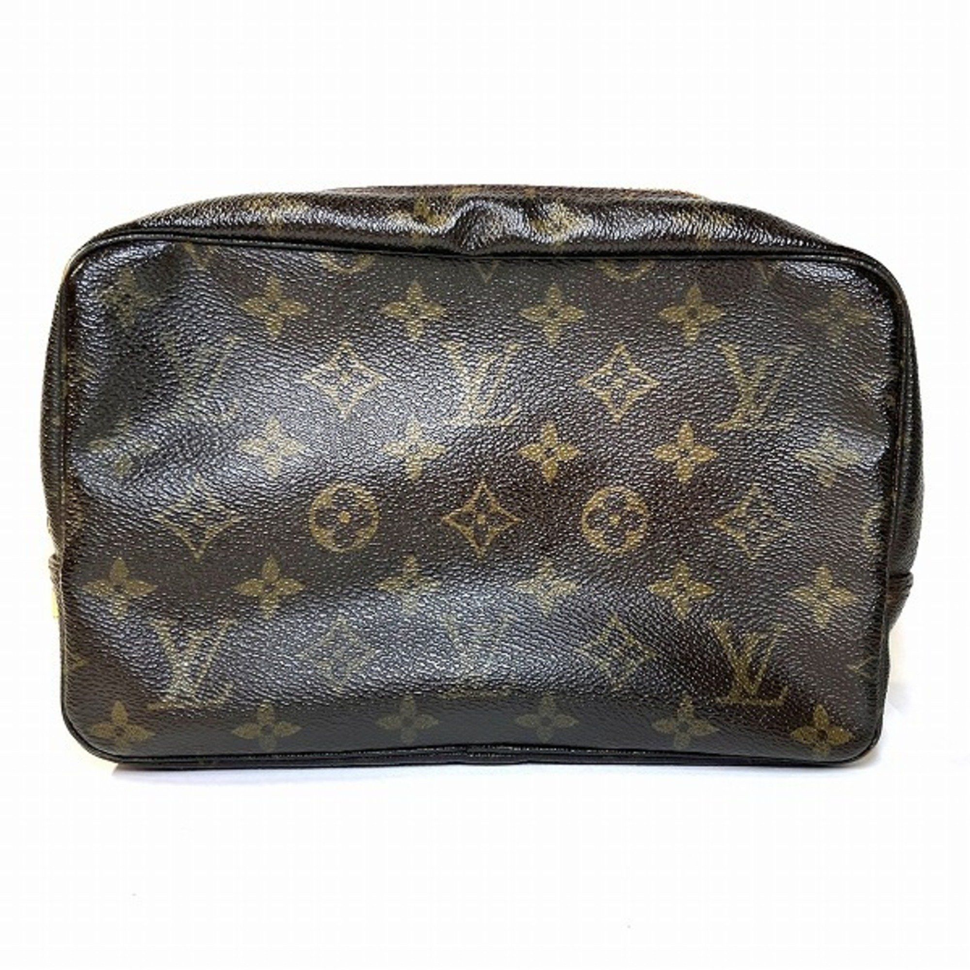 image of Louis Vuitton Monogram Truth Toilette 23 M47524 Bag Second Men's Women's in Brown