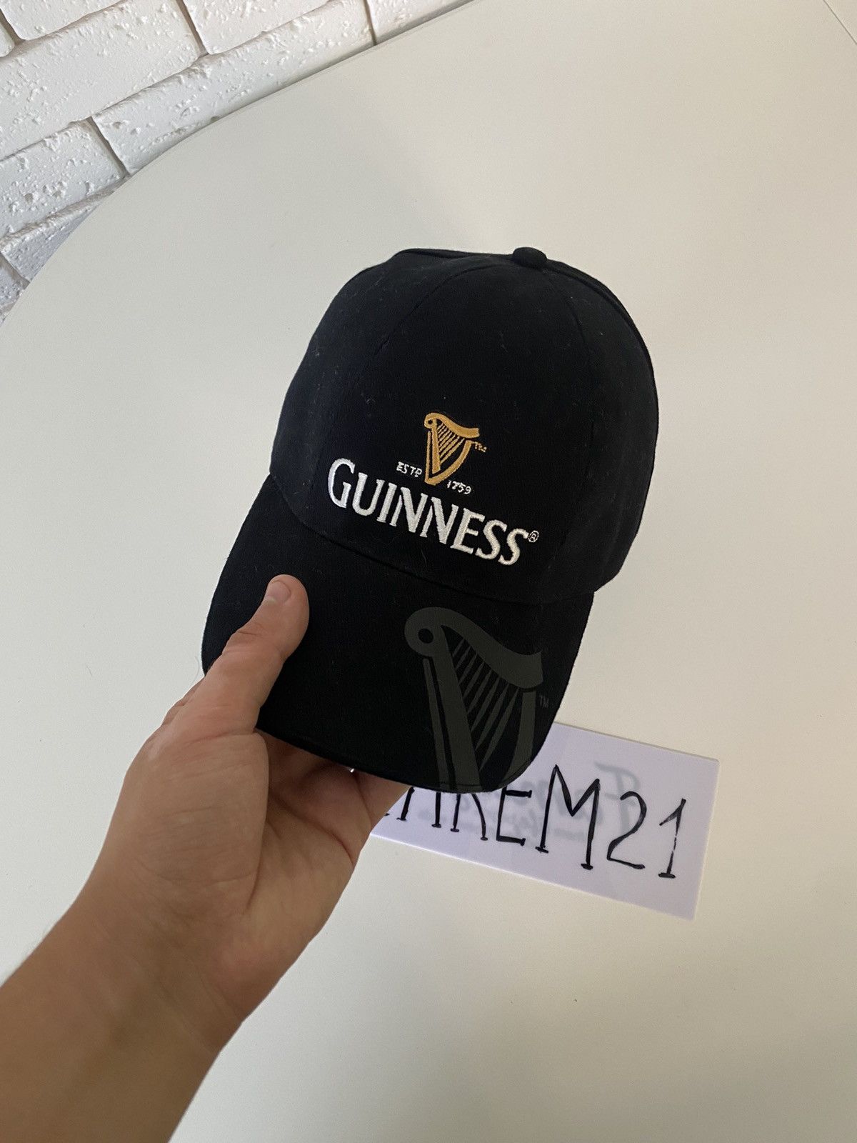 Vintage Guinness cap hat Size ONE SIZE - 2 Thumbnail