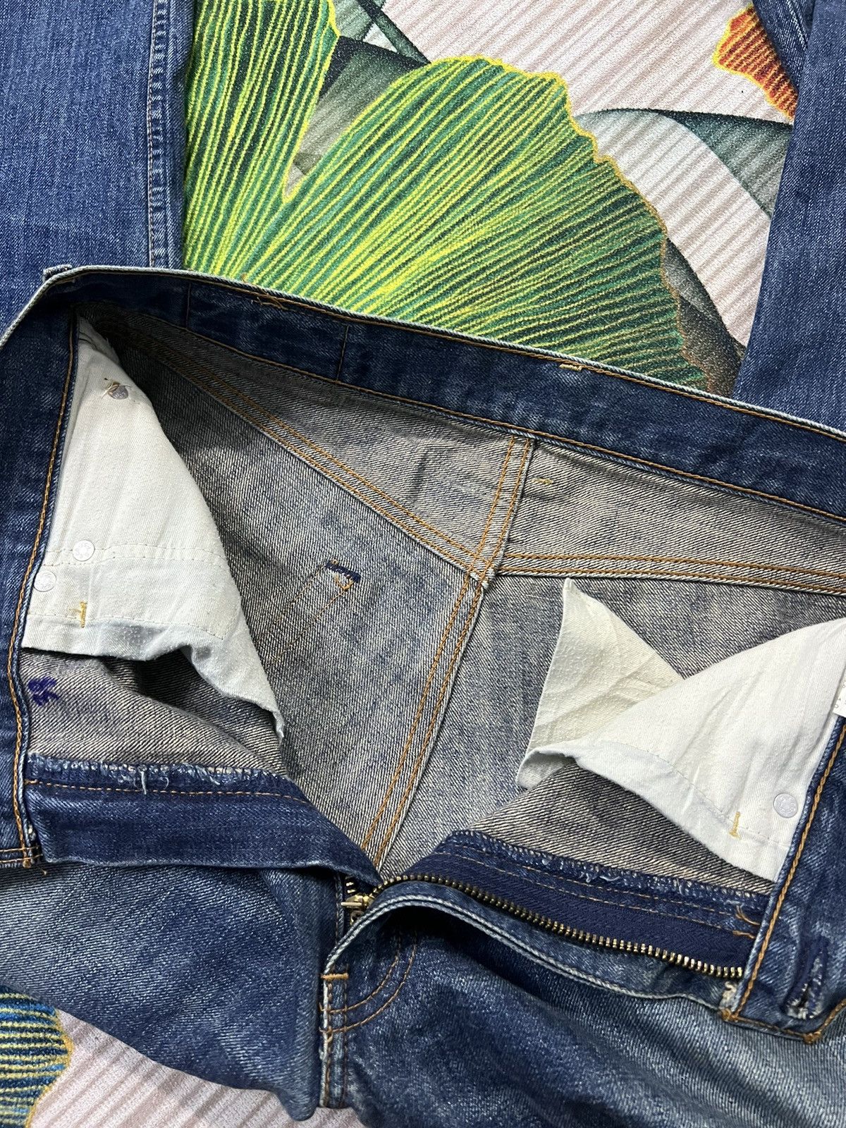 Levi's Vintage Levi’s 503 Distressed Denim Pants w32 Size US 32 / EU 48 - 8 Thumbnail