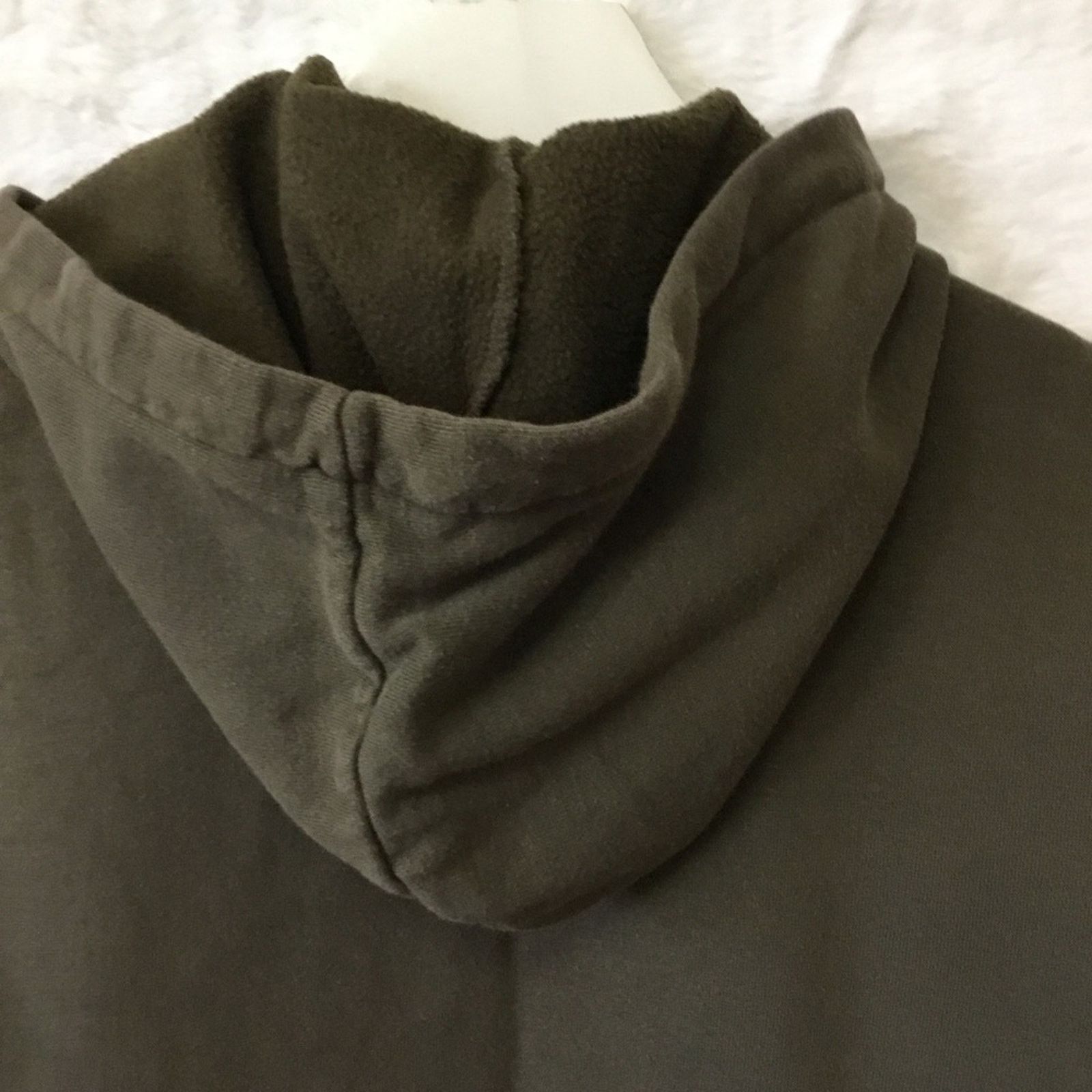 DKNY DKNY Olive Full-Zip Hoodie Size M / US 6-8 / IT 42-44 - 5 Thumbnail