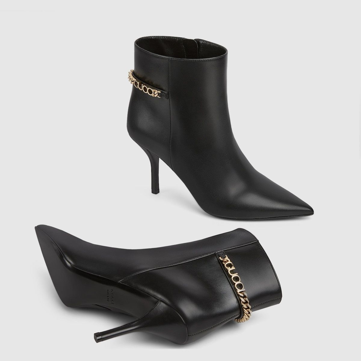 Gucci oc11z1025 Signoria Ankle Boots in Black Size US 11 / IT 41 - 6 Thumbnail