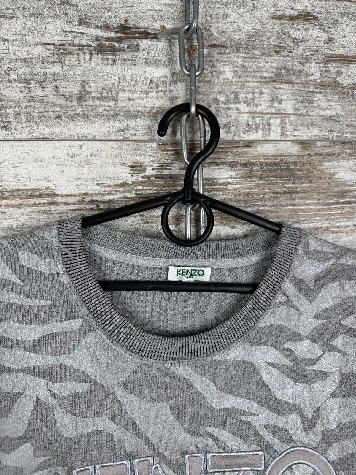Kenzo Women’s Kenzo Paris Sweatshirt grey size M tiger print Size M / US 6-8 / IT 42-44 - 3 Thumbnail