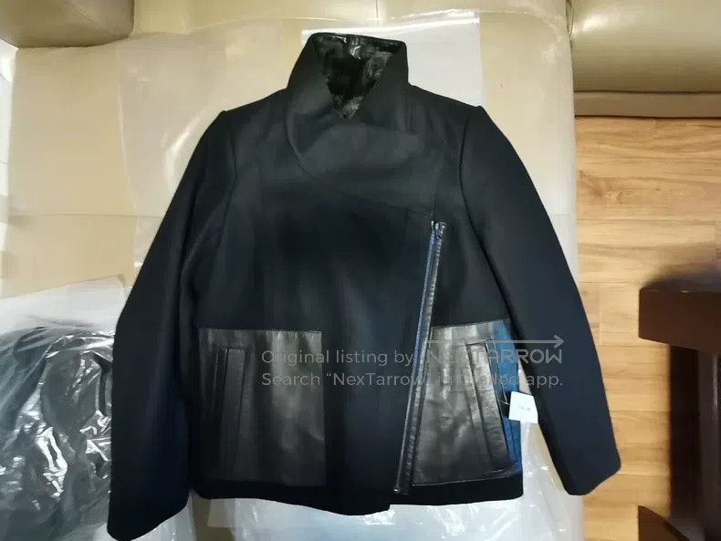 Helmut Lang Helmut Lang size P Pure Black Wool Sheepskin Patchwork Desi Size S / US 4 / IT 40 - 1 Thumbnail