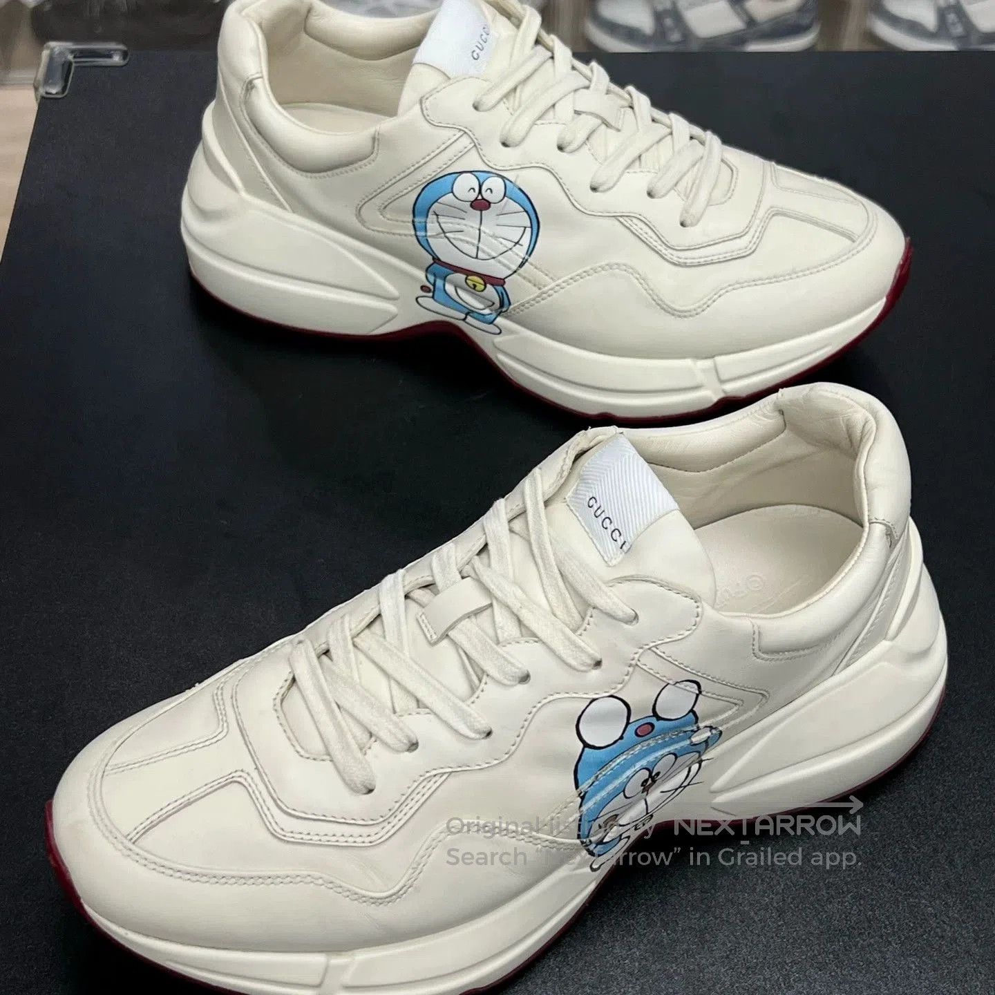 Gucci gucci rhyton sneakers with doraemon design. Size US 9 / EU 42 - 1 Thumbnail