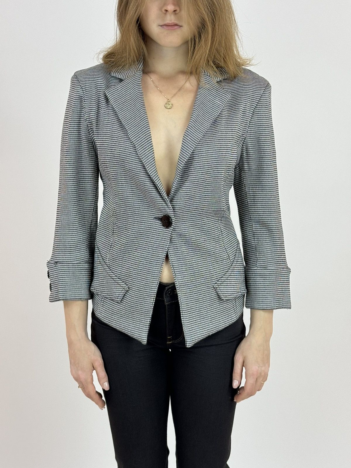 Designer × Japanese Brand MALIA Womens Blazer jacket one button size M Size XS / US 0-2 / IT 36-38 - 2 Thumbnail