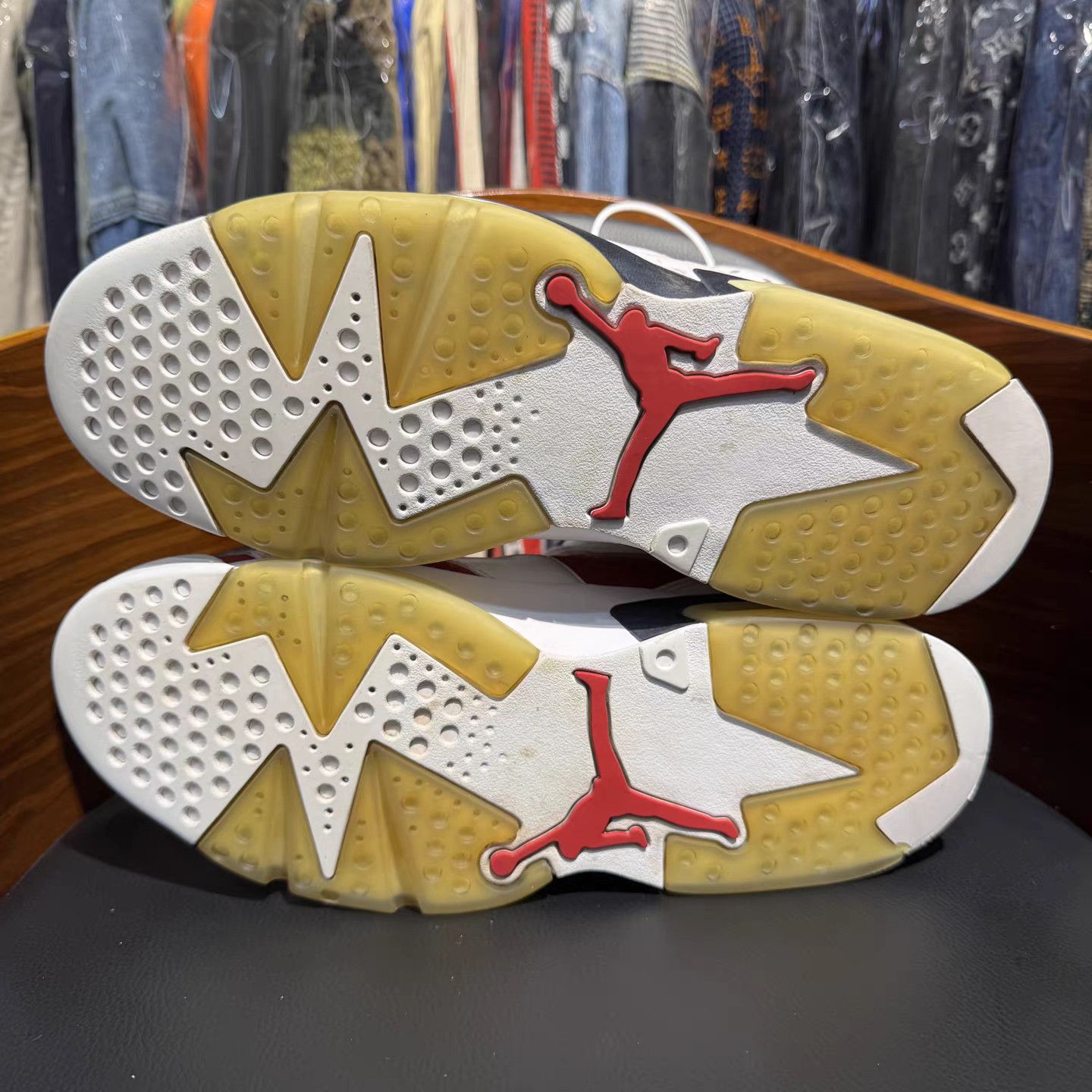 Jordan Brand Air Jordan 6 "Carmine" Basketball Shoes K15 Size US 11.5 / EU 44-45 - 9 Thumbnail