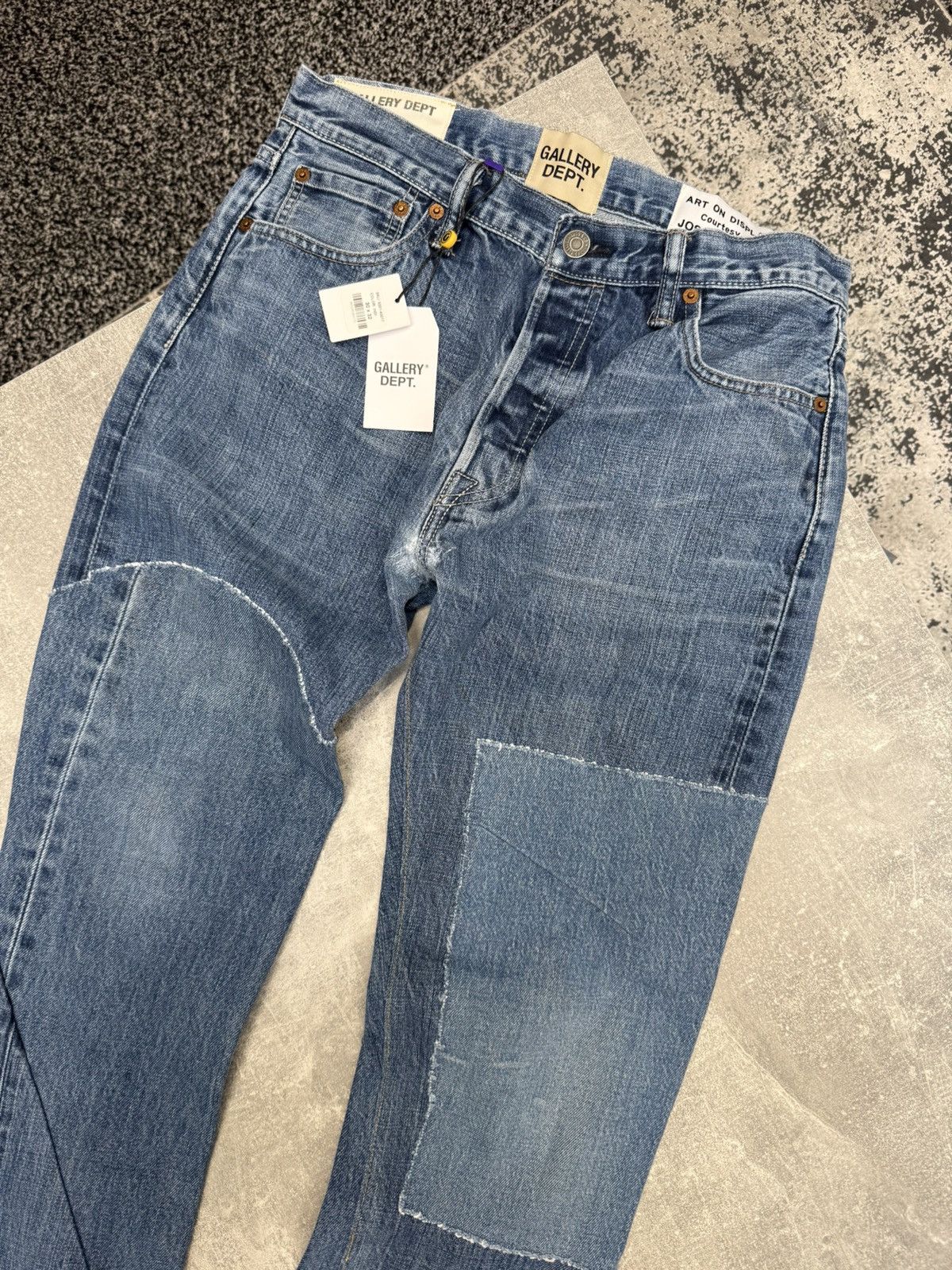 Gallery Dept. Kelly Dept. 5001 Jeans Indigo. W30 x L32. BNWT. RRP £1,140 Size US 30 / EU 46 - 3 Thumbnail