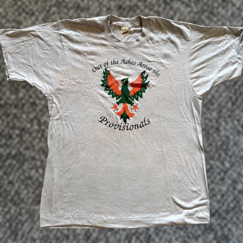 Vintage VINTAGE Screen Stars T-Shirt 80s Irish Northern Aid L Gray The Troubles Noraid Sinn Fein History Mens Size US L / EU 52-54 / 3 - 1 Thumbnail