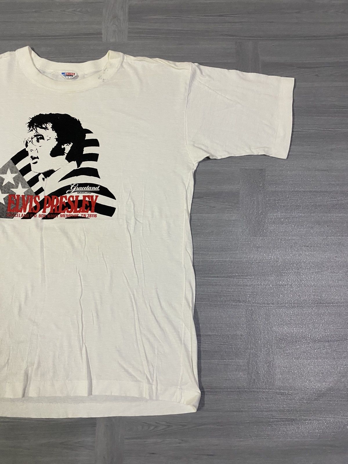 Band Tees Vintage Graceland Elvis Presley T-Shirt Size US M / EU 48-50 / 2 - 4 Thumbnail