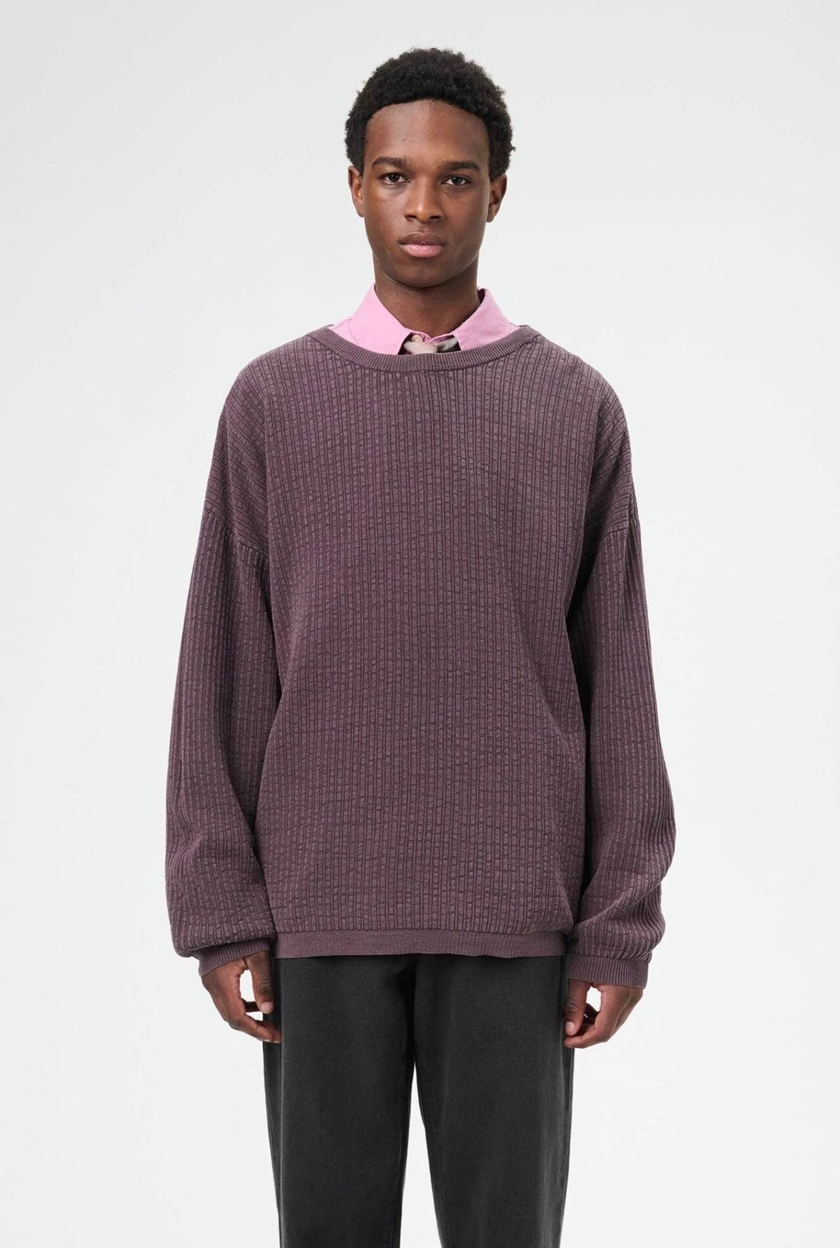 Our Legacy OUR LEGACY Popover Roundneck Striped Silk Blend Size US S / EU 44-46 / 1 - 6 Thumbnail
