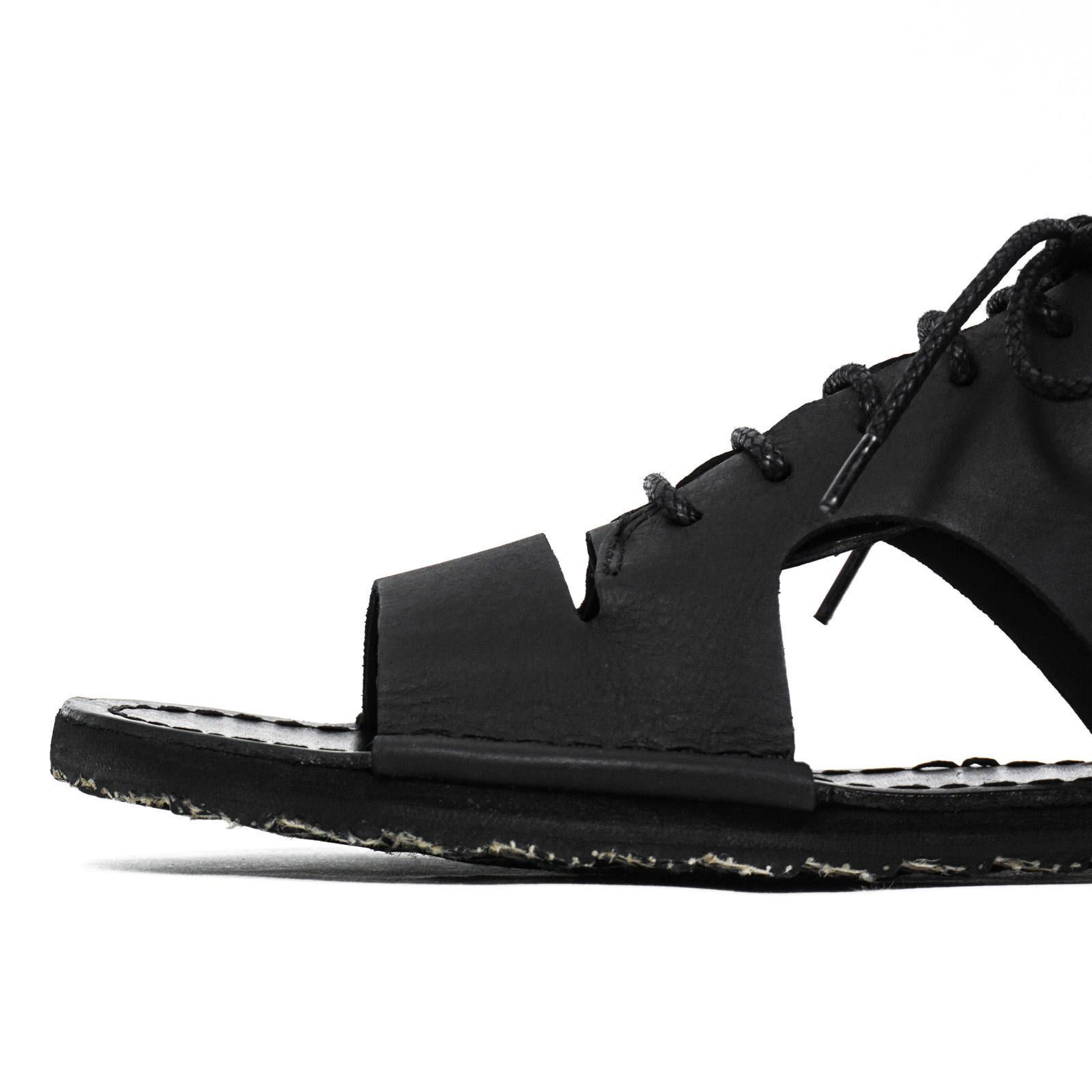 Yohji Yamamoto YOHJI YAMAMOTO Pour Homme SS20 lace up sandals leather shoes Size US 7.5 / EU 40-41 - 13 Thumbnail