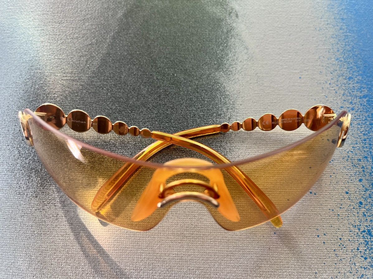 Christian Dior Monsieur Dior Millenium Sunglasses vintage orange silver Size ONE SIZE - 2 Thumbnail