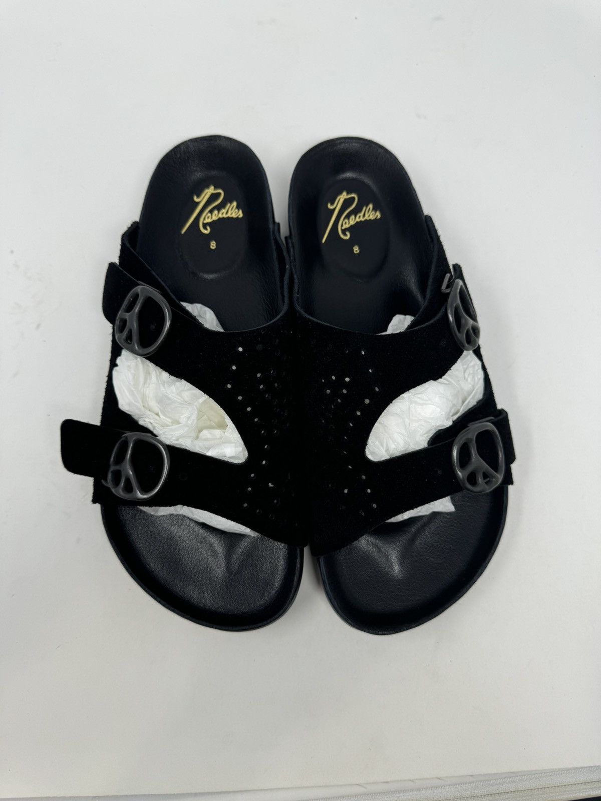 Needles Suede Leather Double Strap Sandal Size US 8 / EU 41 - 7 Thumbnail