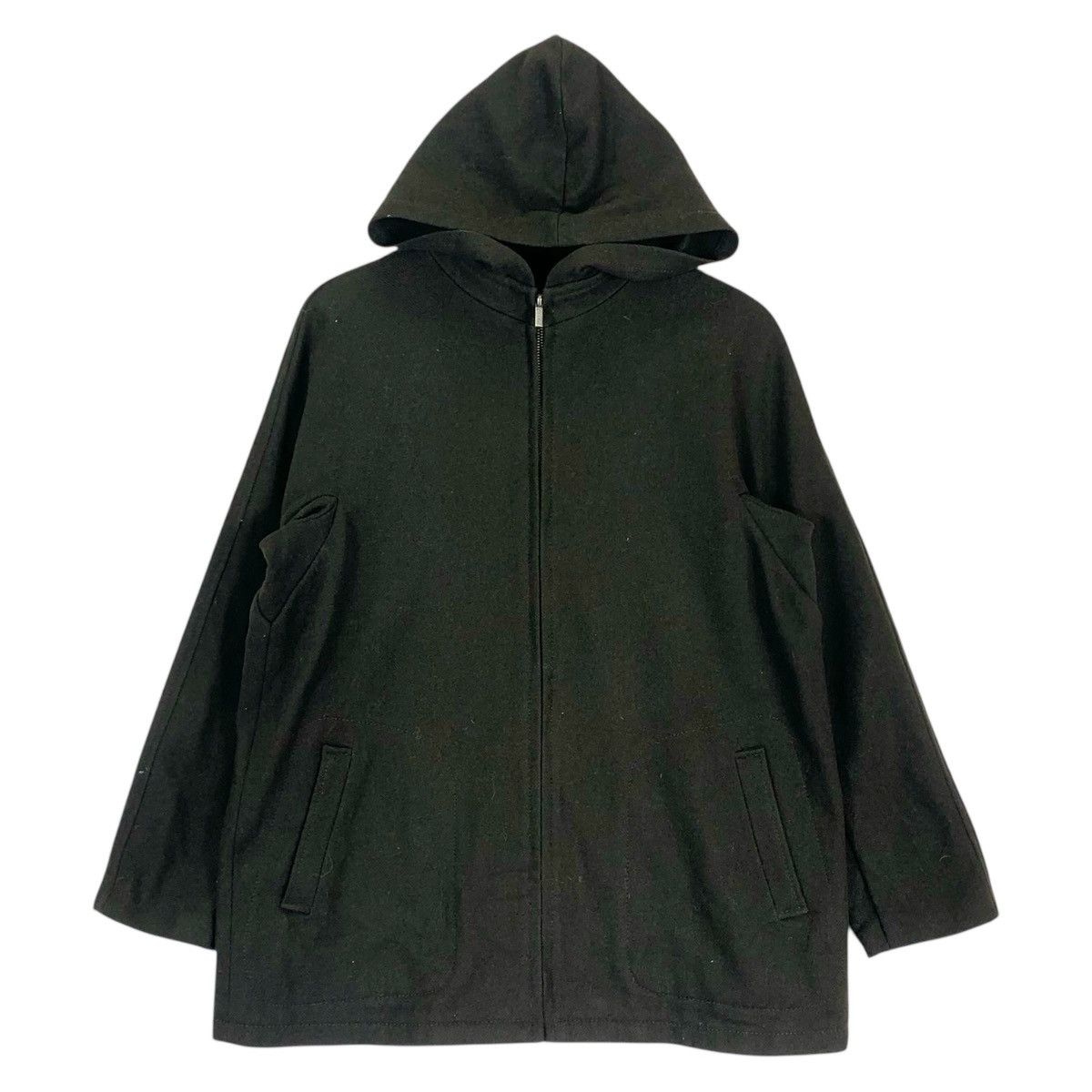 Calvin Klein Vintage Calvin Klein Coats Wool Jacket Hoodie Size US M / EU 48-50 / 2 - 1 Thumbnail