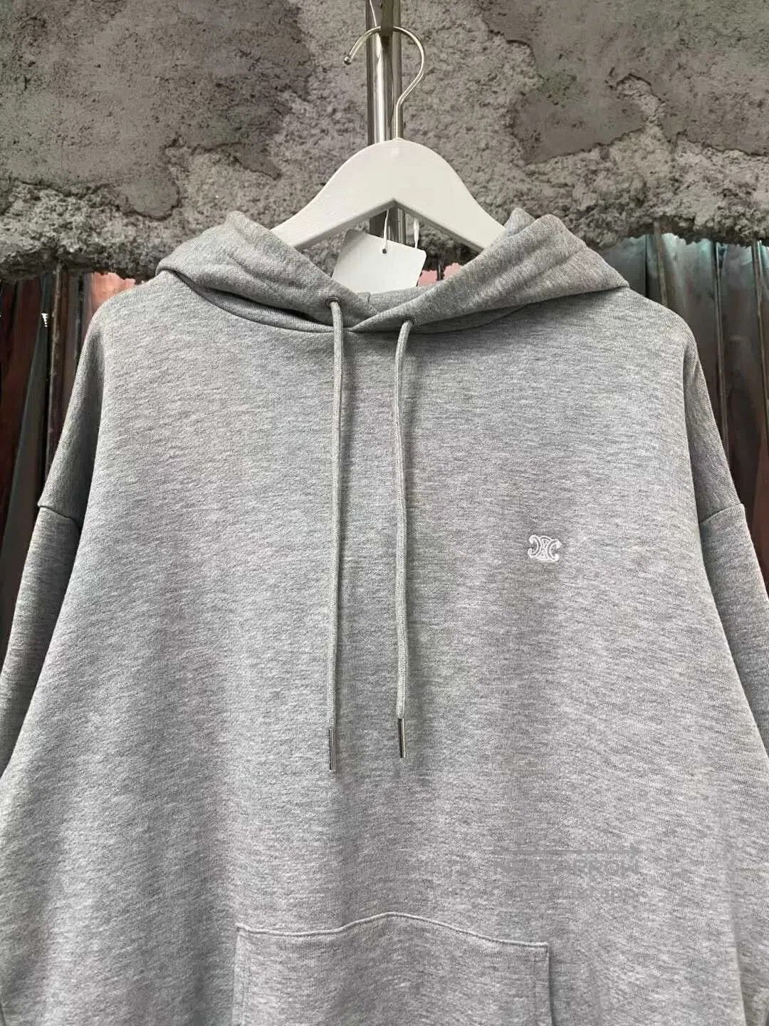 Celine gray celine hoodie with logo. Size US S / EU 44-46 / 1 - 3 Thumbnail