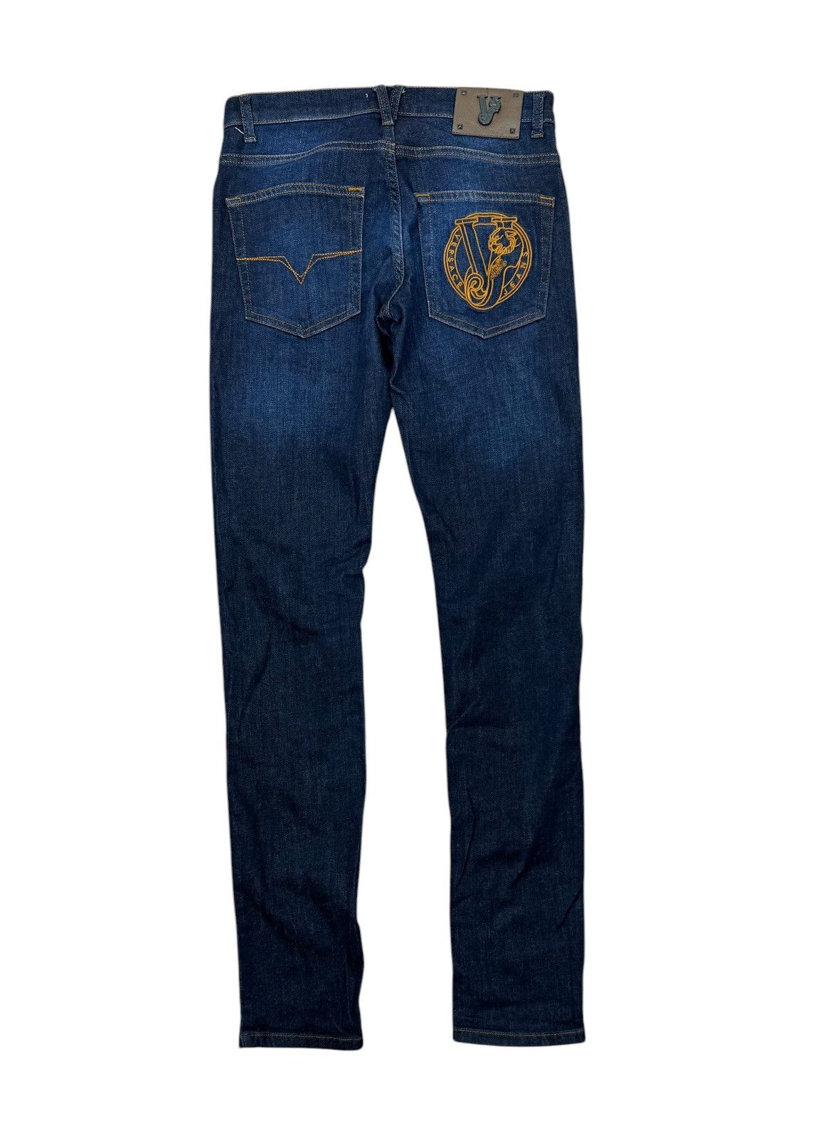Versace Versace Jeans Slim Jeans Big Logo size 30 IT44 Size 30" / US 8 / IT 44 - 10 Thumbnail