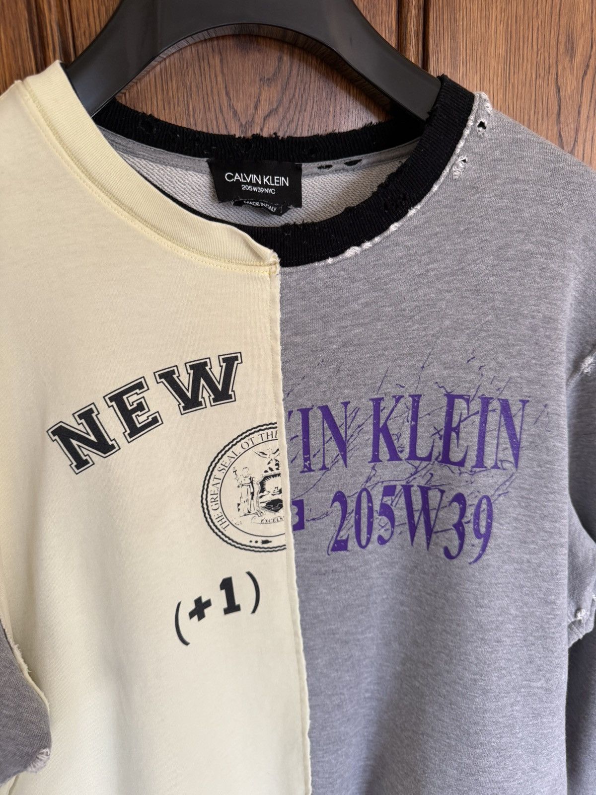 Calvin Klein 205W39NYC FW19 Calvin Klein 205w39nyc Raf Simons crewneck sweater M Size US M / EU 48-50 / 2 - 18 Thumbnail