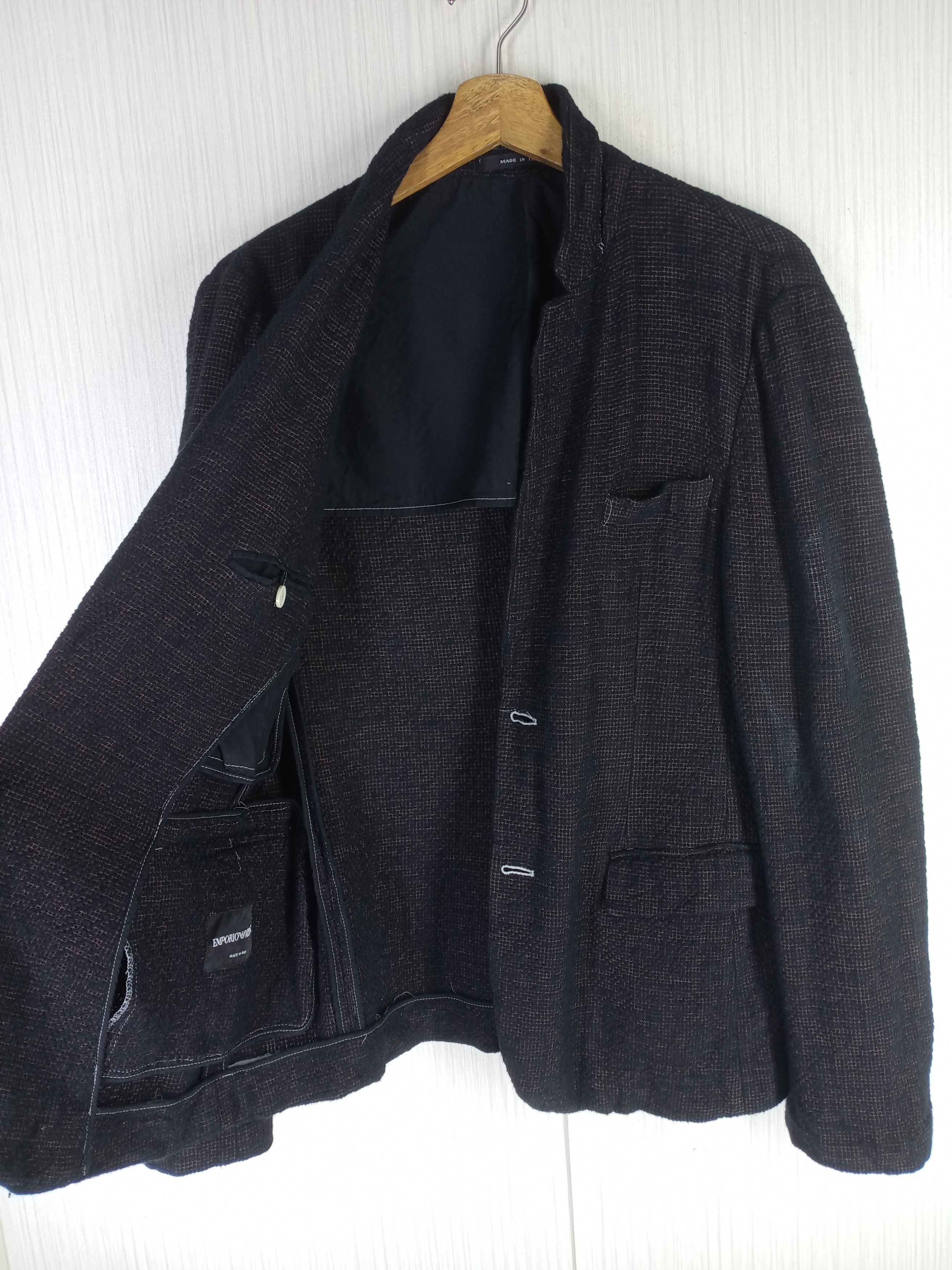 Emporio Armani Rare Vintage Emporio Armani Blazer Made in Italy Size US M / EU 48-50 / 2 - 1 Thumbnail