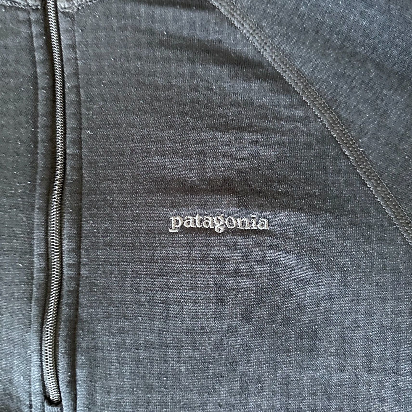 Patagonia Patagonia Sweatshirt Womens L Black Fleece 1/4 Zip Spandex Polyester Pullover Mock Neck 80s 90s All Seasons Womens Size L / US 10 / IT 46 - 3 Thumbnail