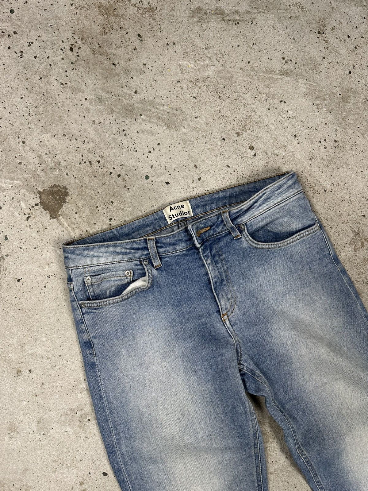 Acne Studios Acne Studios Skin 5 Lt Usd Blu Denim Pants Jeans Size US 29 - 6 Thumbnail