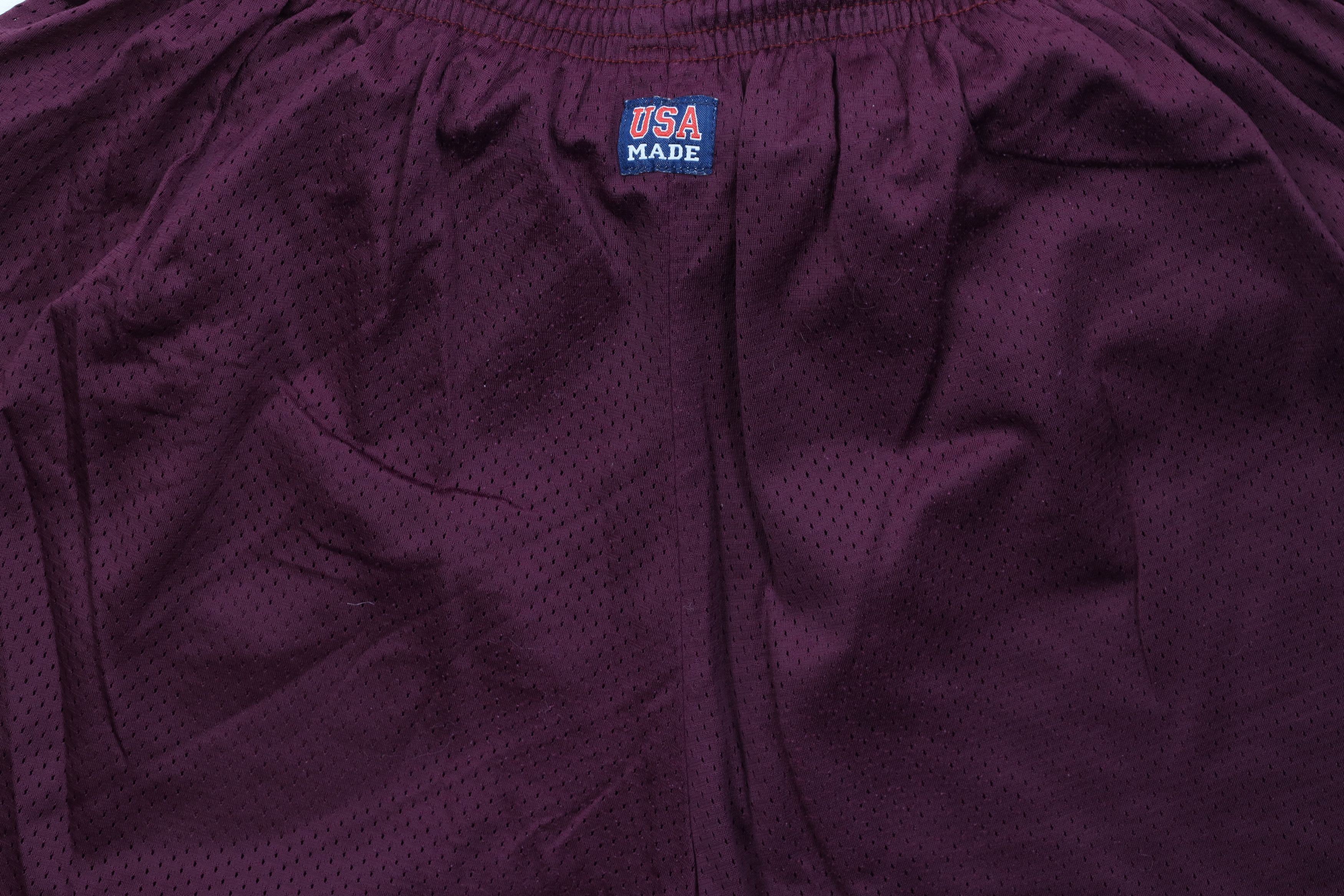 Vintage Vintage 90s Streetwear Blank Above Knee Mesh Shorts USA Size US 38 / EU 54 - 11 Thumbnail