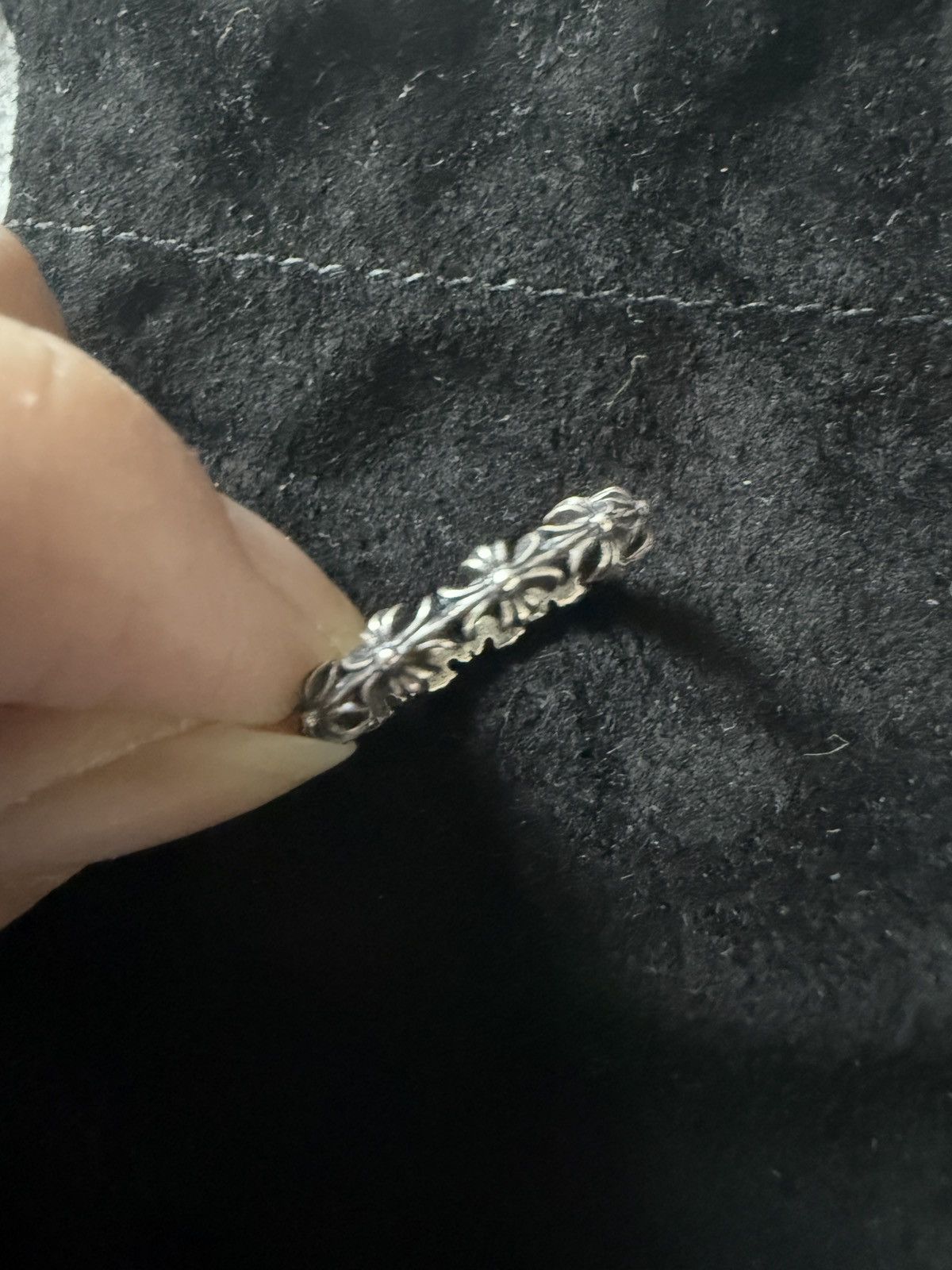 Chrome Hearts Chrome Hearts tiny e sliver ring size 5 Size ONE SIZE - 4 Thumbnail