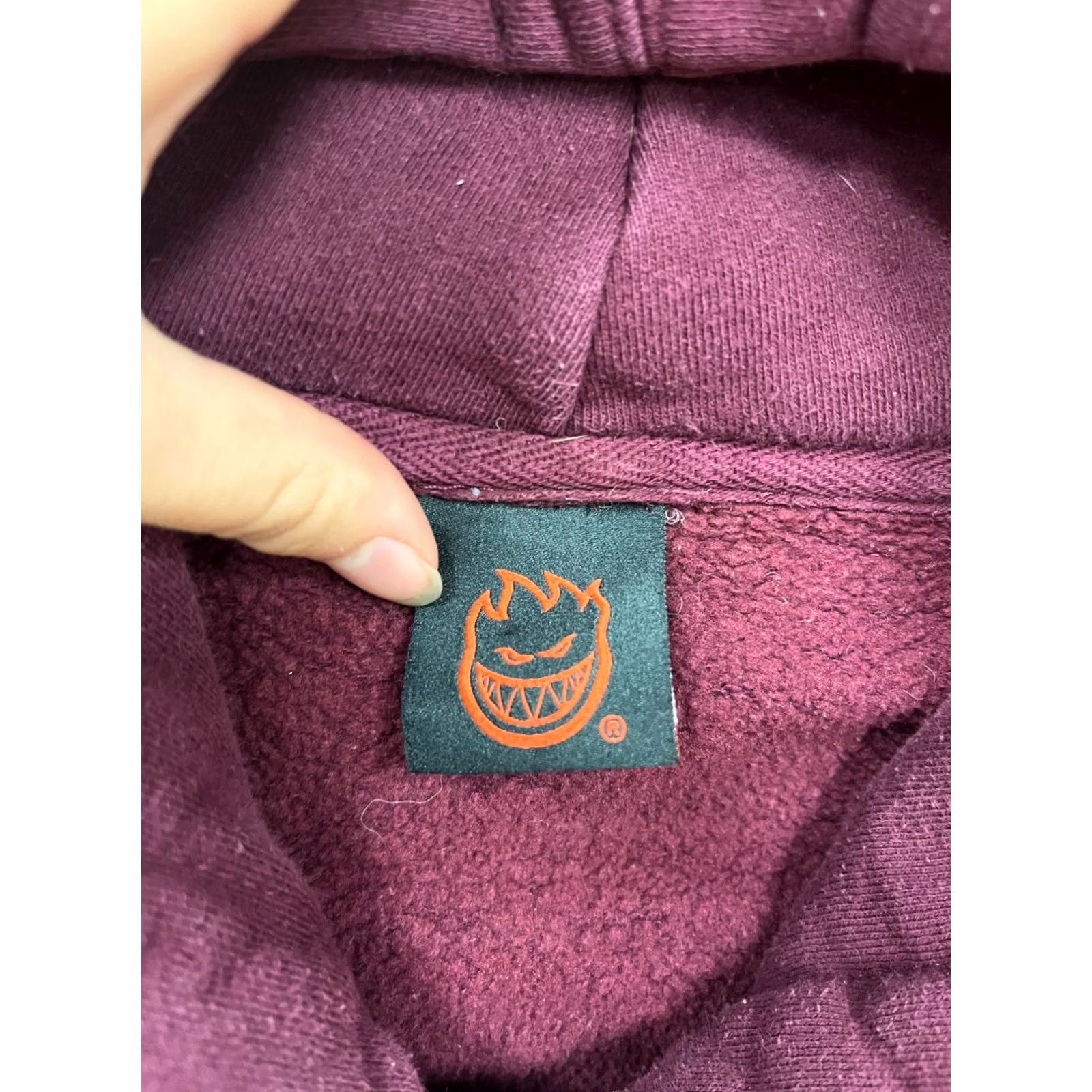 Spitfire Spitfire Burgundy Hoodie XL Graphic Flame Logo Pullover Sweatshirt Mens XL Burgandy (spelling corrected: burgundy) Size US XL / EU 56 / 4 - 3 Thumbnail