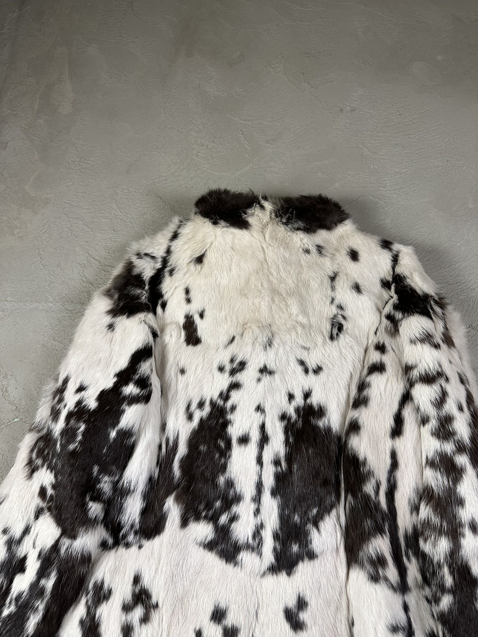 Vintage Vintage Y2k Real Fur Cow Print Rabbit Jacket Size M / US 6-8 / IT 42-44 - 11 Thumbnail