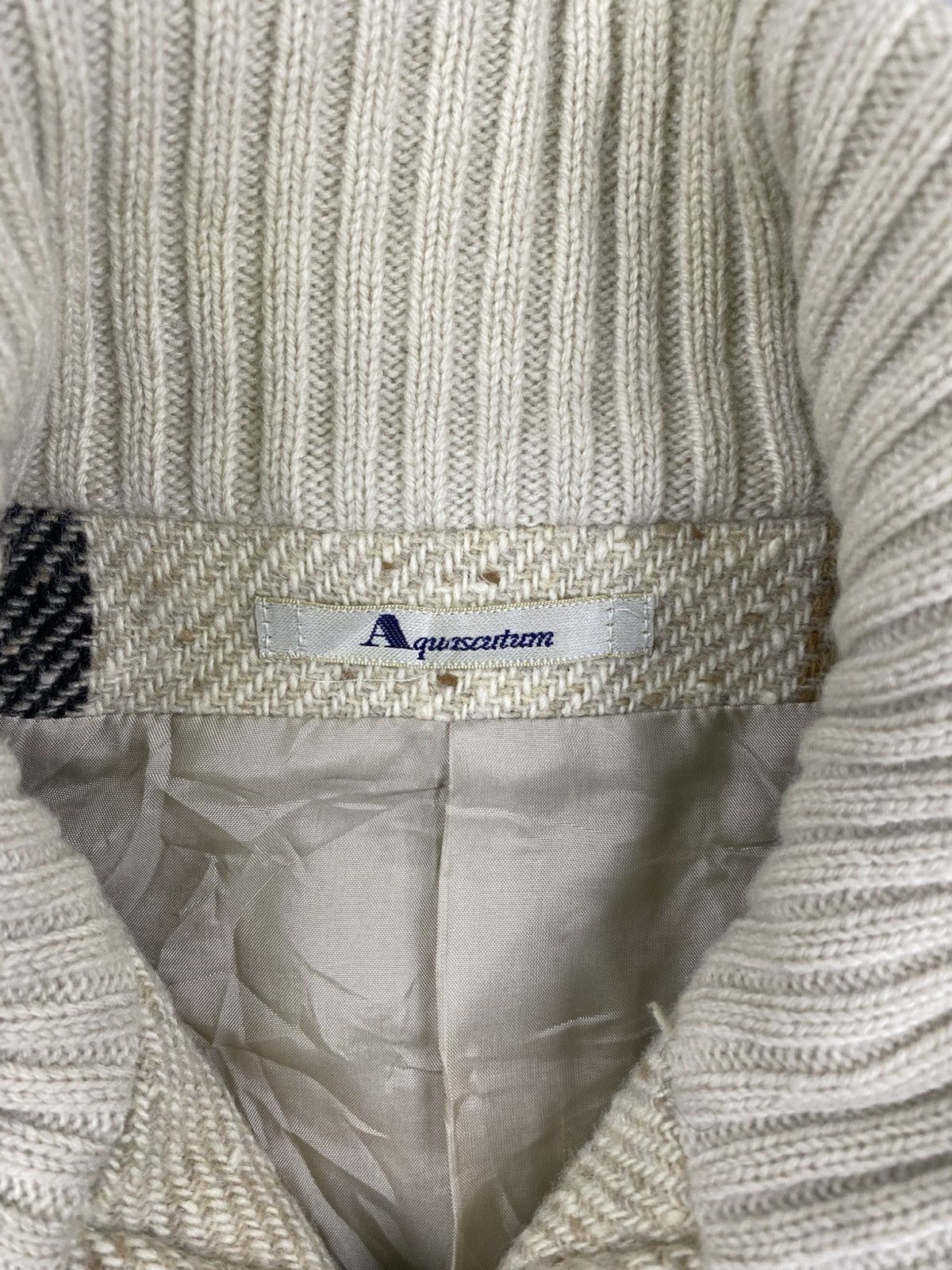 Aquascutum Vintage Aquascutum Fullzip Knit Sweater Size US S / EU 44-46 / 1 - 8 Thumbnail