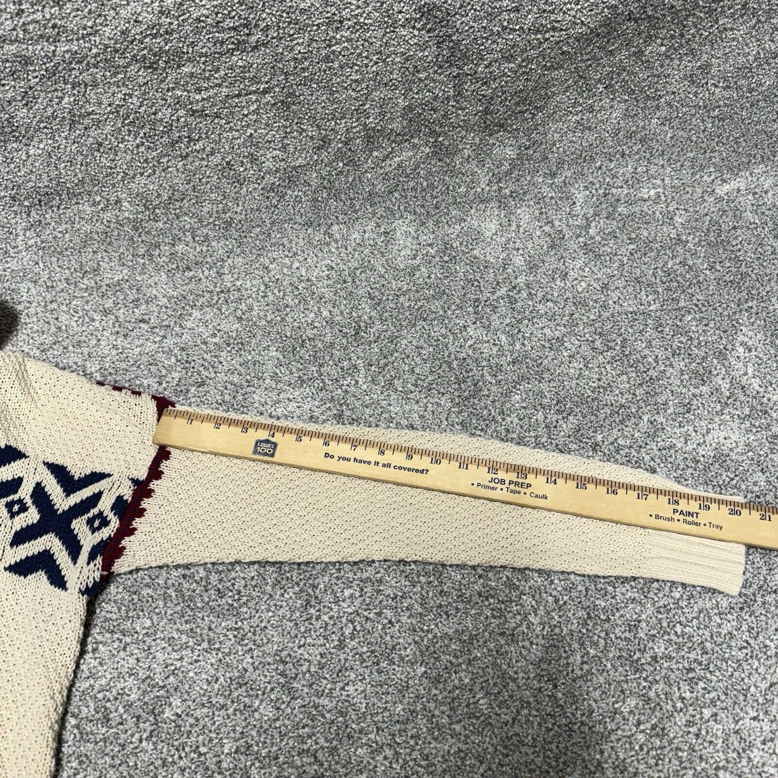 Chaps Chaps Sweater Womens XL Fair Isle Aztec Shawl Collar Warm Size XL / US 12-14 / IT 48-50 - 6 Thumbnail