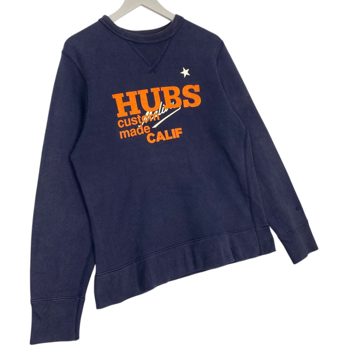 Vintage Vintage Hubs Malibu California Crewneck Sweatshirt Navy Blue Size US M / EU 48-50 / 2 - 3 Thumbnail