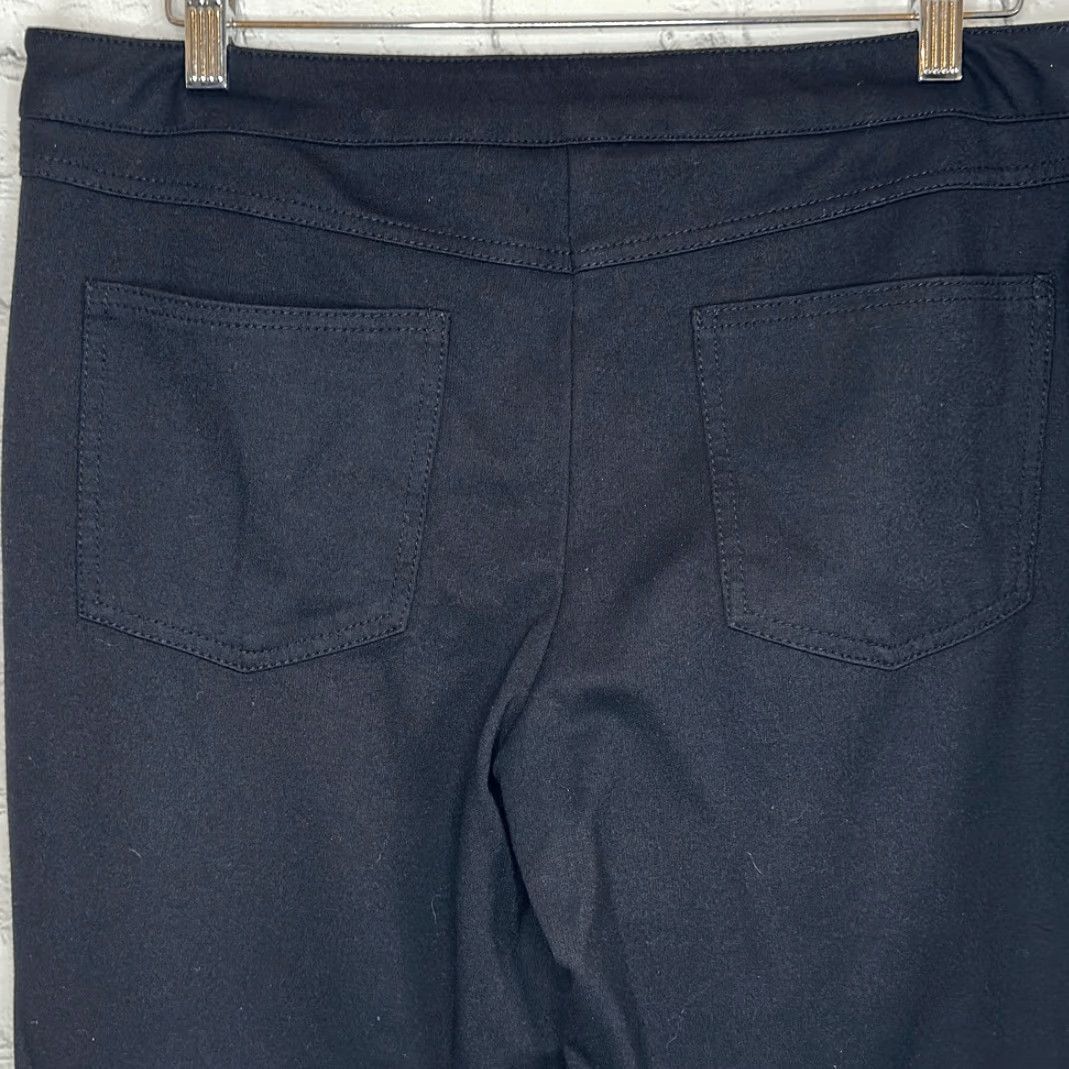 White House Black Market White House Black Marjet Women’s Dress Pants Black Stretchy Back Pockets 12 Size 34" / US 12 / IT 48 - 5 Thumbnail