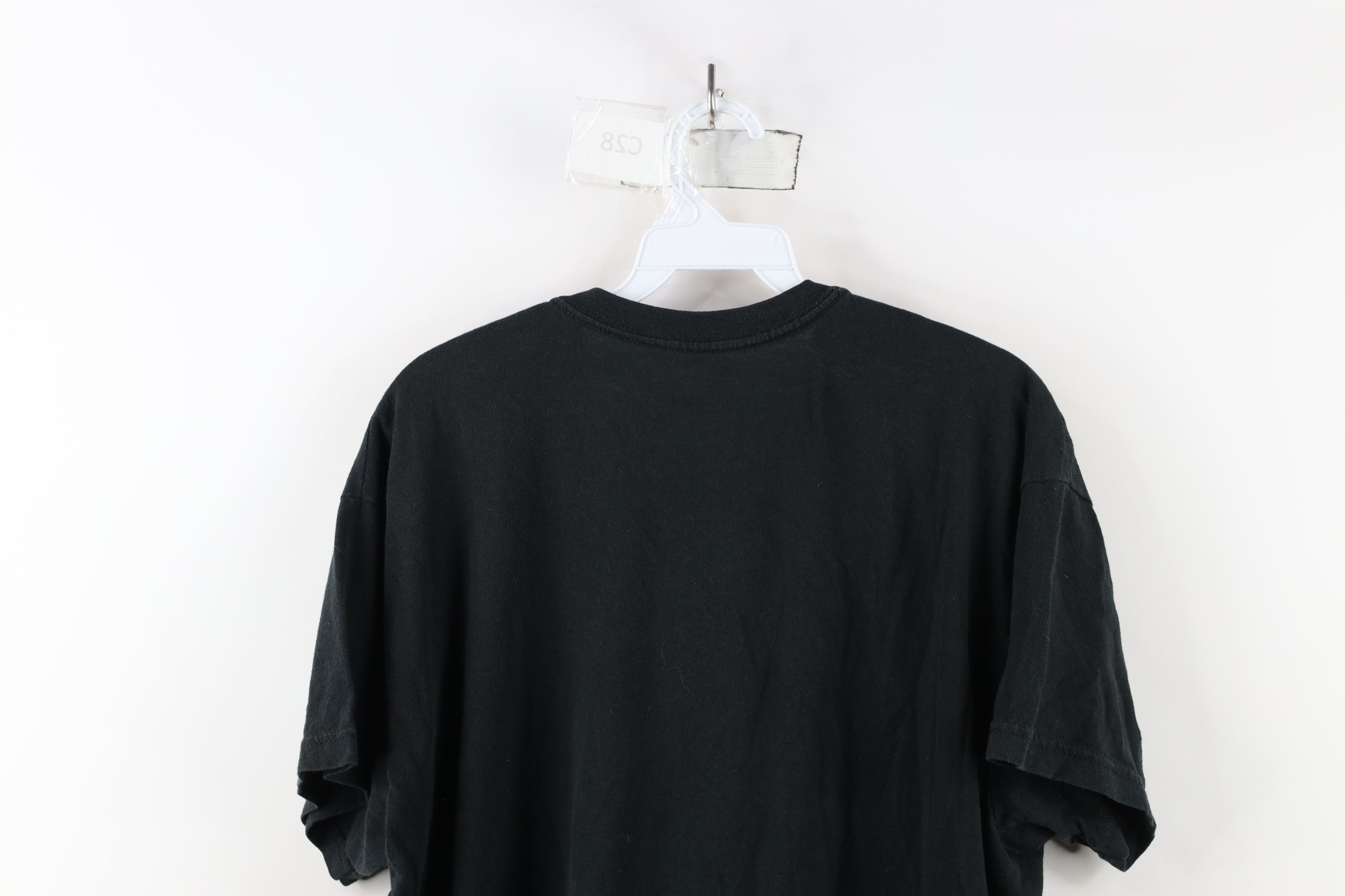 Vintage Vintage 90s Streetwear Blank Pocket T-Shirt Black Cotton Size US M / EU 48-50 / 2 - 11 Thumbnail