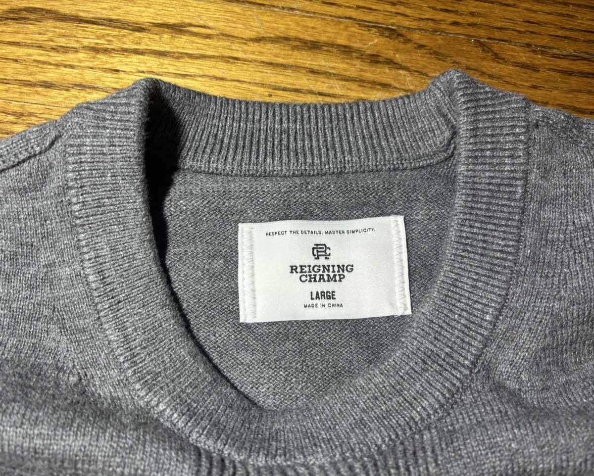 Reigning Champ Reigning Champ Slub Laurel Crewneck | Heather Carbon | L Size US L / EU 52-54 / 3 - 2 Thumbnail