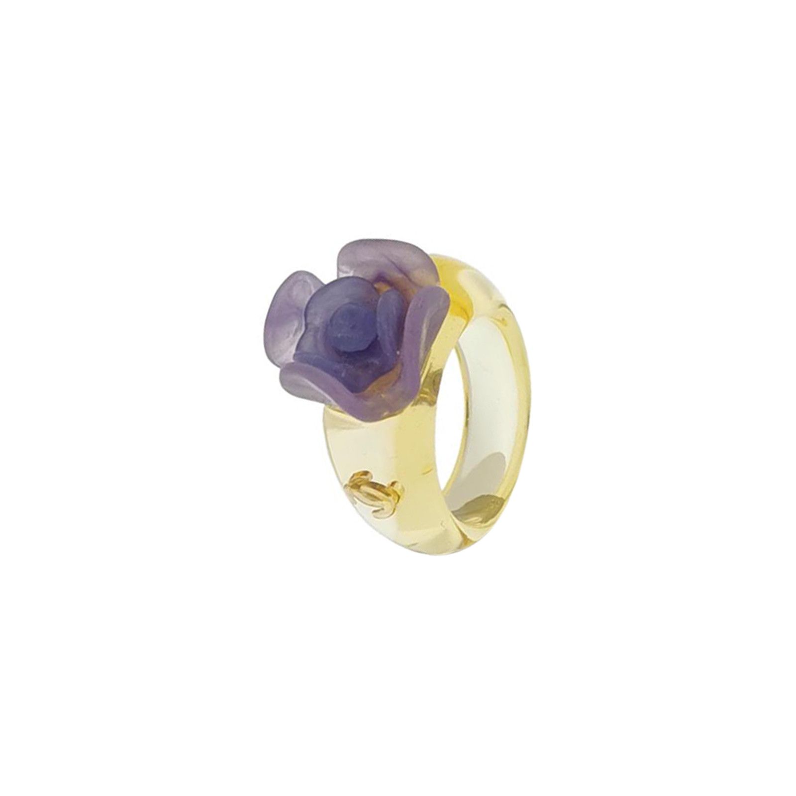 Chanel Chanel Camellia Double C Logo Ring Size 15 -z2505 Size ONE SIZE - 1 Thumbnail