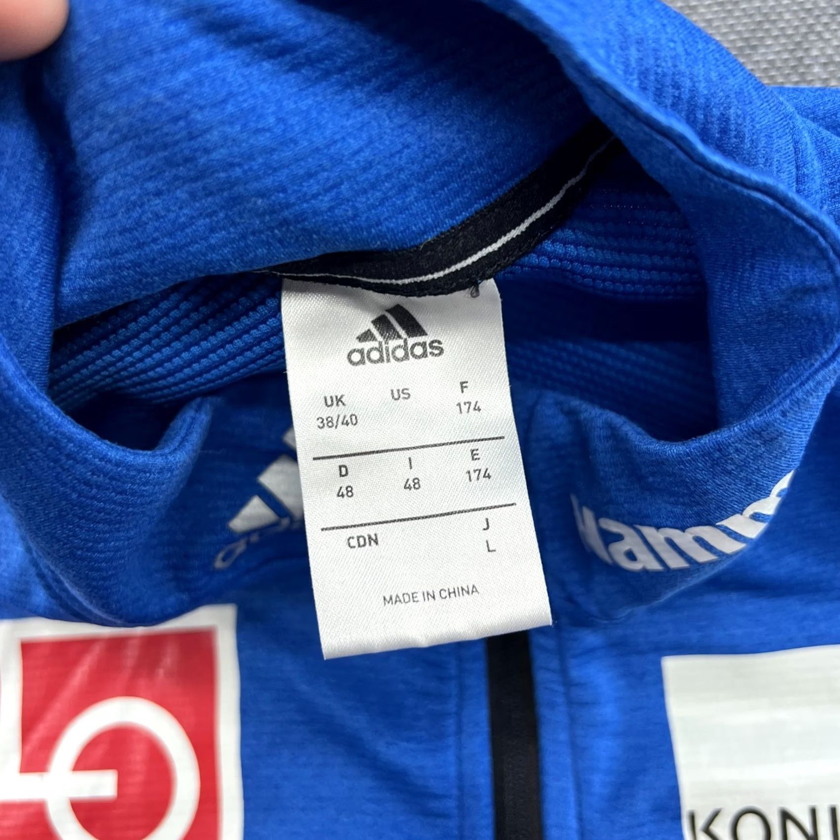 Adidas Adidas Norway Team Mens Ski Top 1/4 Zip Base Layer Blue Sports Flag Shirt Size US M / EU 48-50 / 2 - 7 Thumbnail