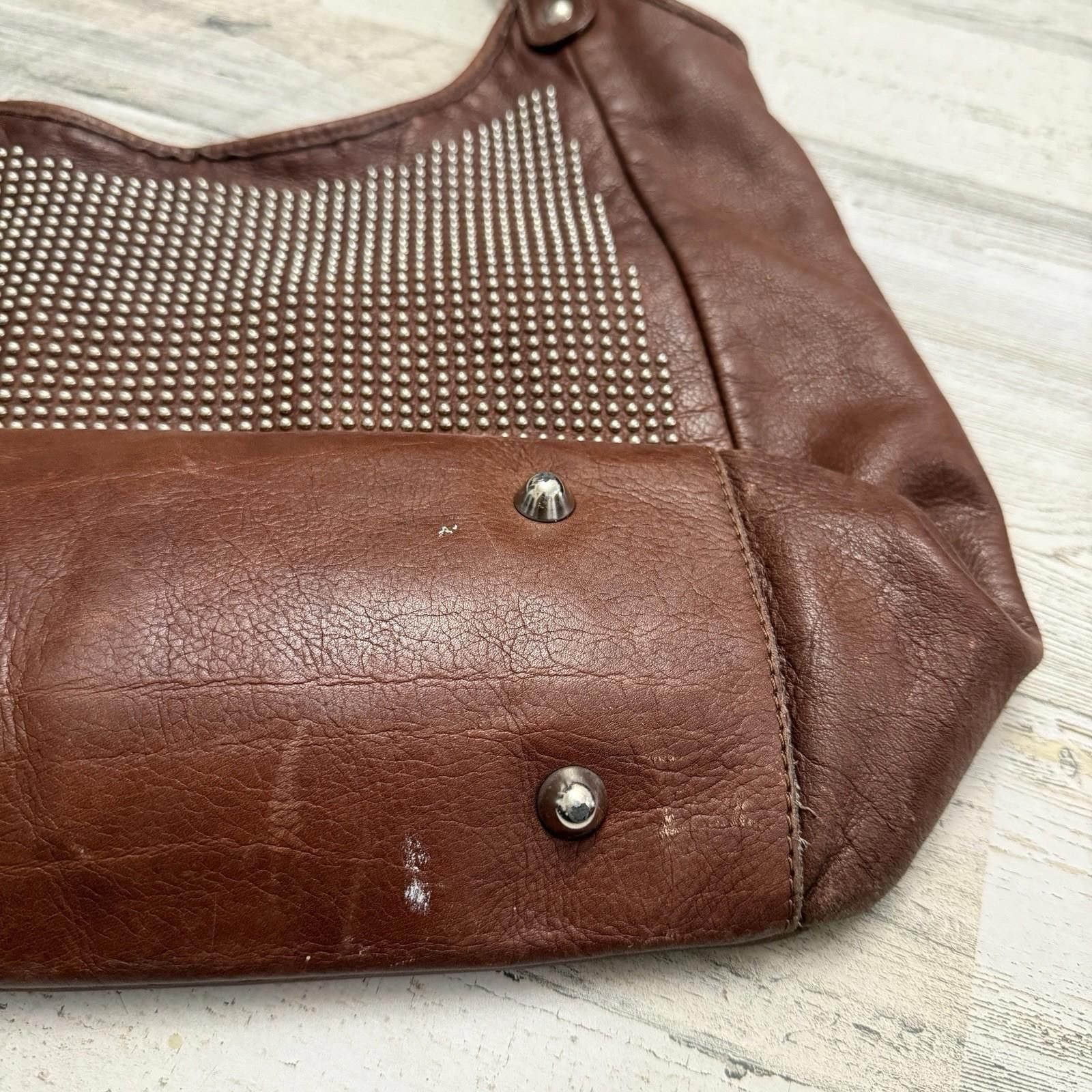 Designer Maurizio Taiuti Leather Stud Bag Size ONE SIZE - 8 Thumbnail