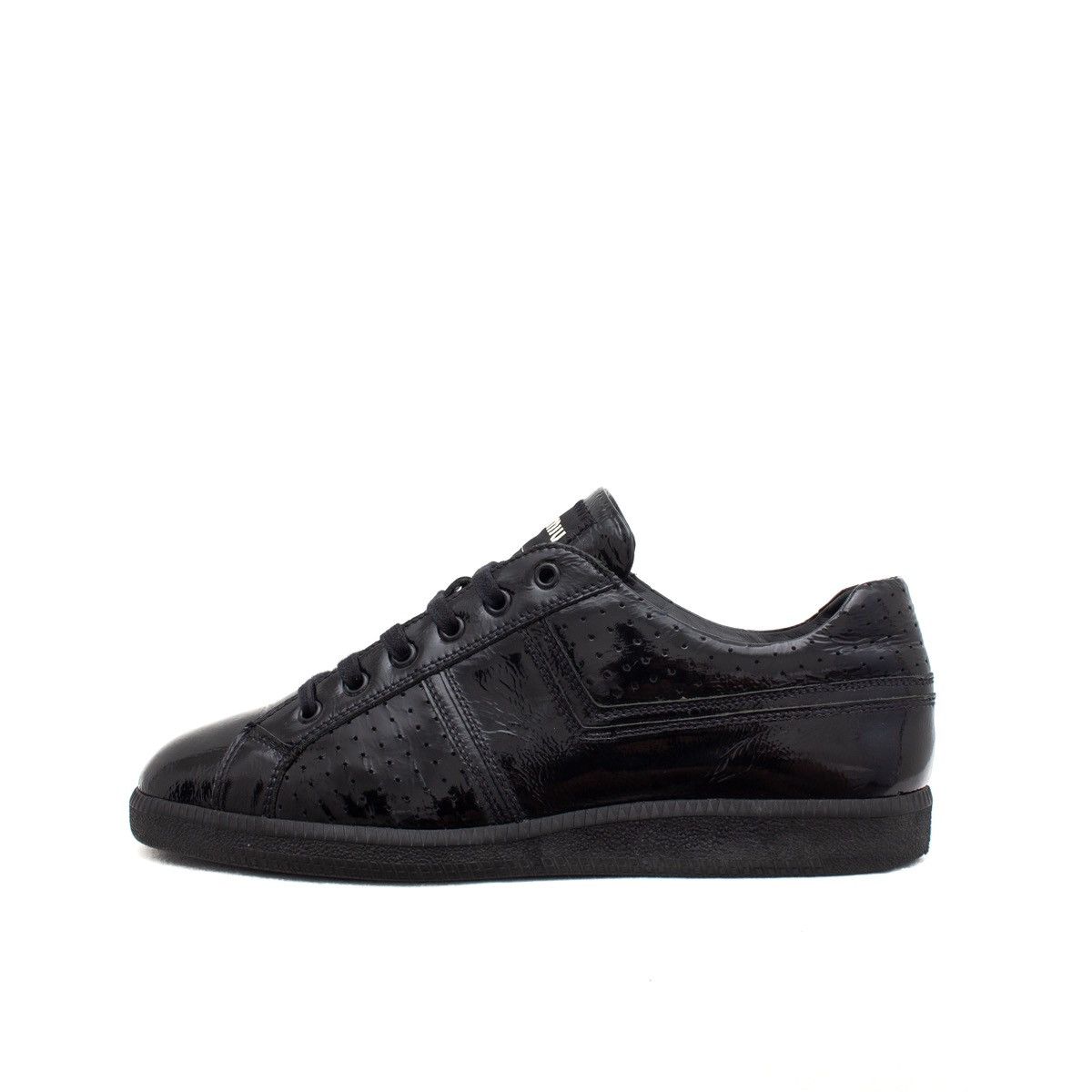 Miu Miu × Prada RARE MIU MIU GAT Patient Leather Low Top Sneaker Black US:9 Size US 9 / EU 42 - 6 Thumbnail