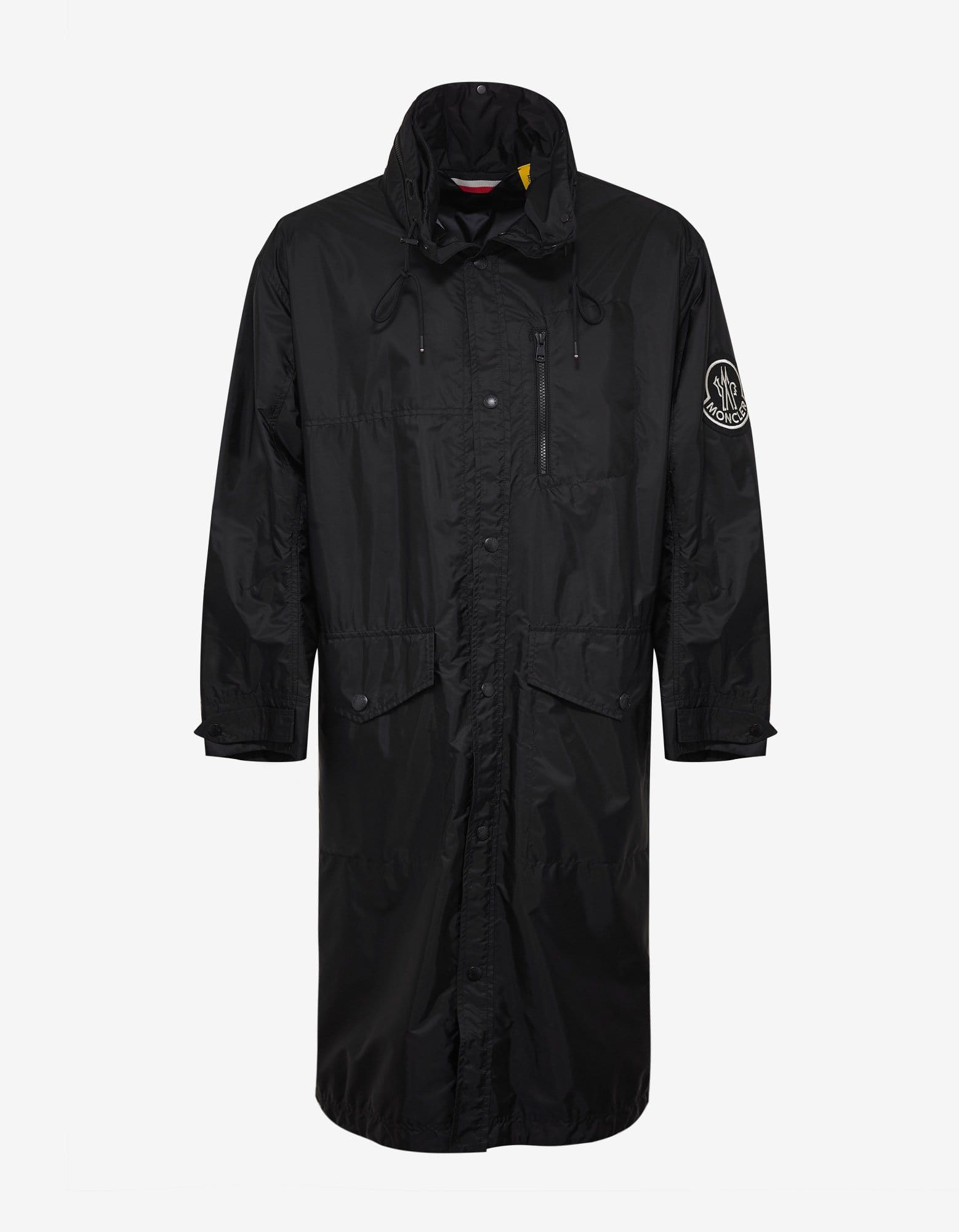 image of Moncler Genius Greg Black Nylon Parka Size 2, Men's