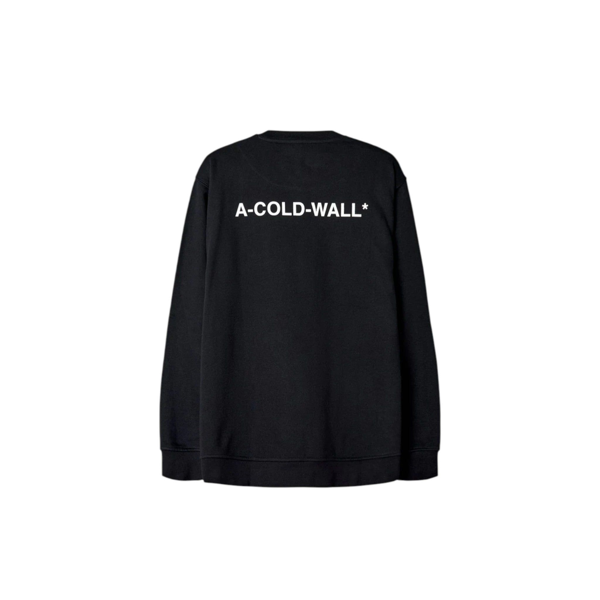 A-COLD-WALL* A-COLD-WALL Burcham Logo Crew Black Size US XL / EU 56 / 4 - 2 Thumbnail
