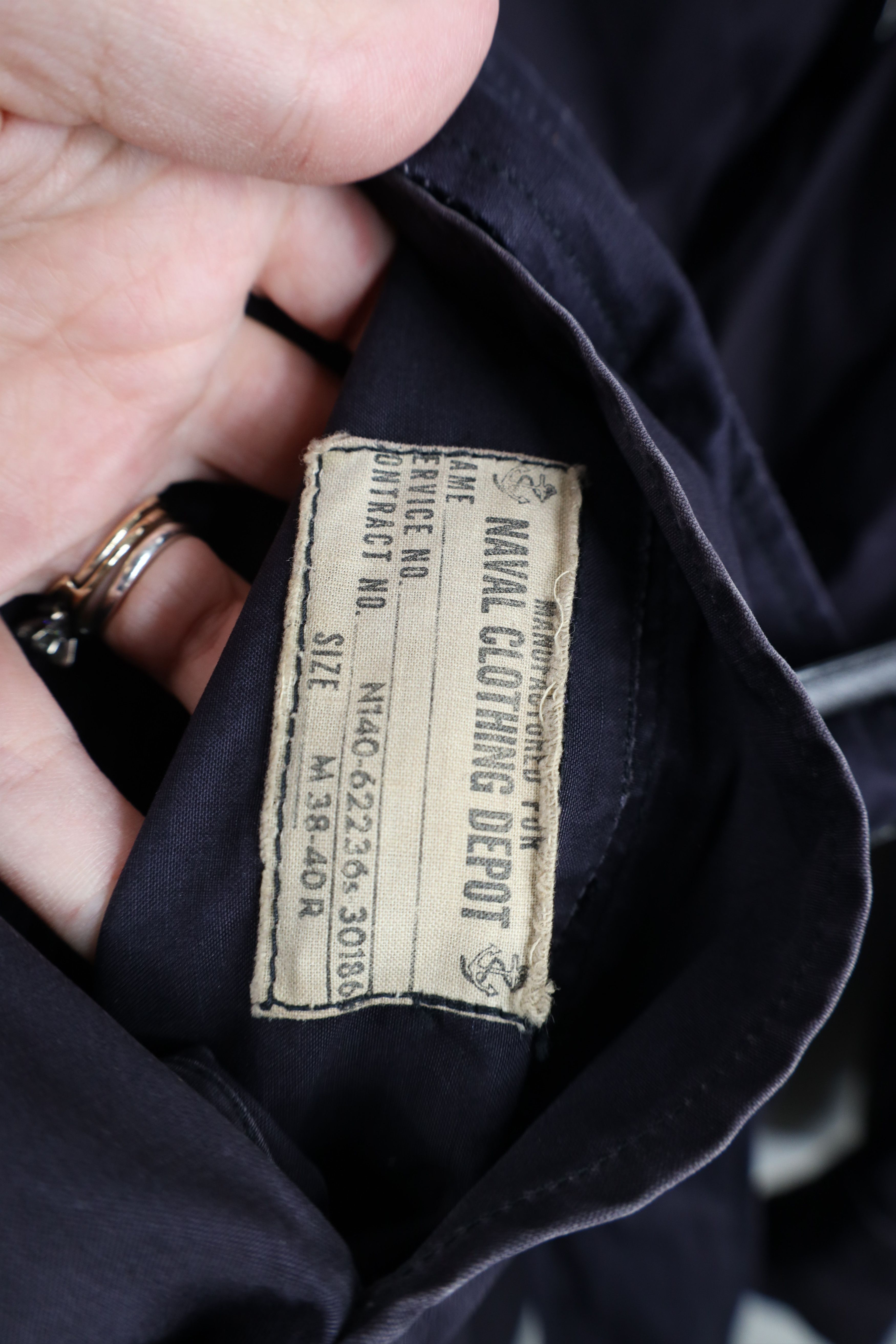 Vintage Vintage 50s Korean War Stamped Military Trench Coat USA Size US M / EU 48-50 / 2 - 5 Thumbnail