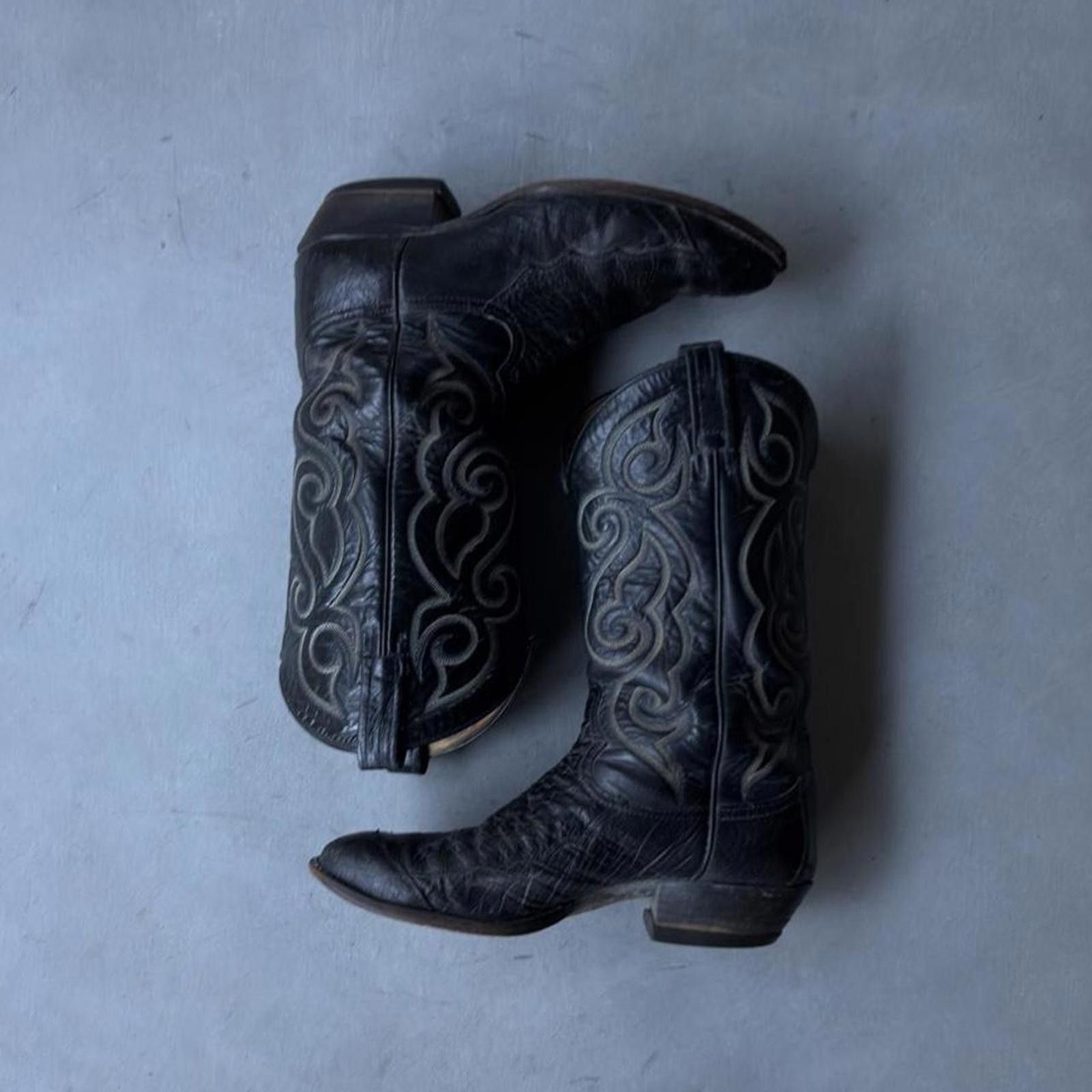 Justin Boots Vintage Justin’s Cowboy Boots Western Roper Rodeo Size US 10 / EU 43 - 2 Thumbnail