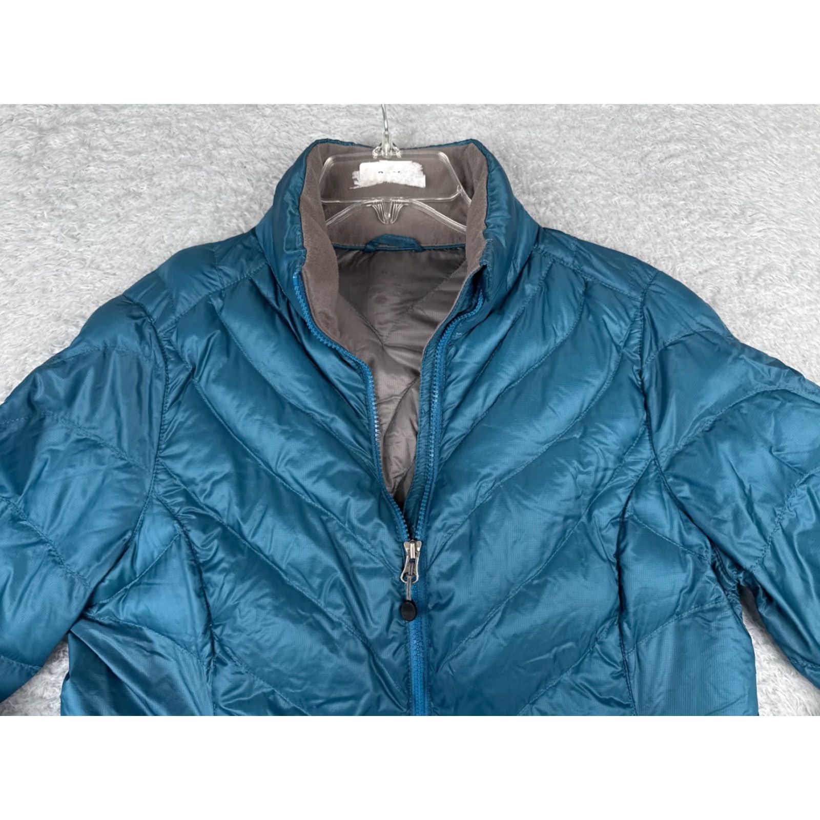 Vintage VINTAGE L.L. Bean Jacket Womens Small Blue Puffer 850 Goose Down Full Zip Mock Neck Stow Size S / US 4 / IT 40 - 4 Thumbnail