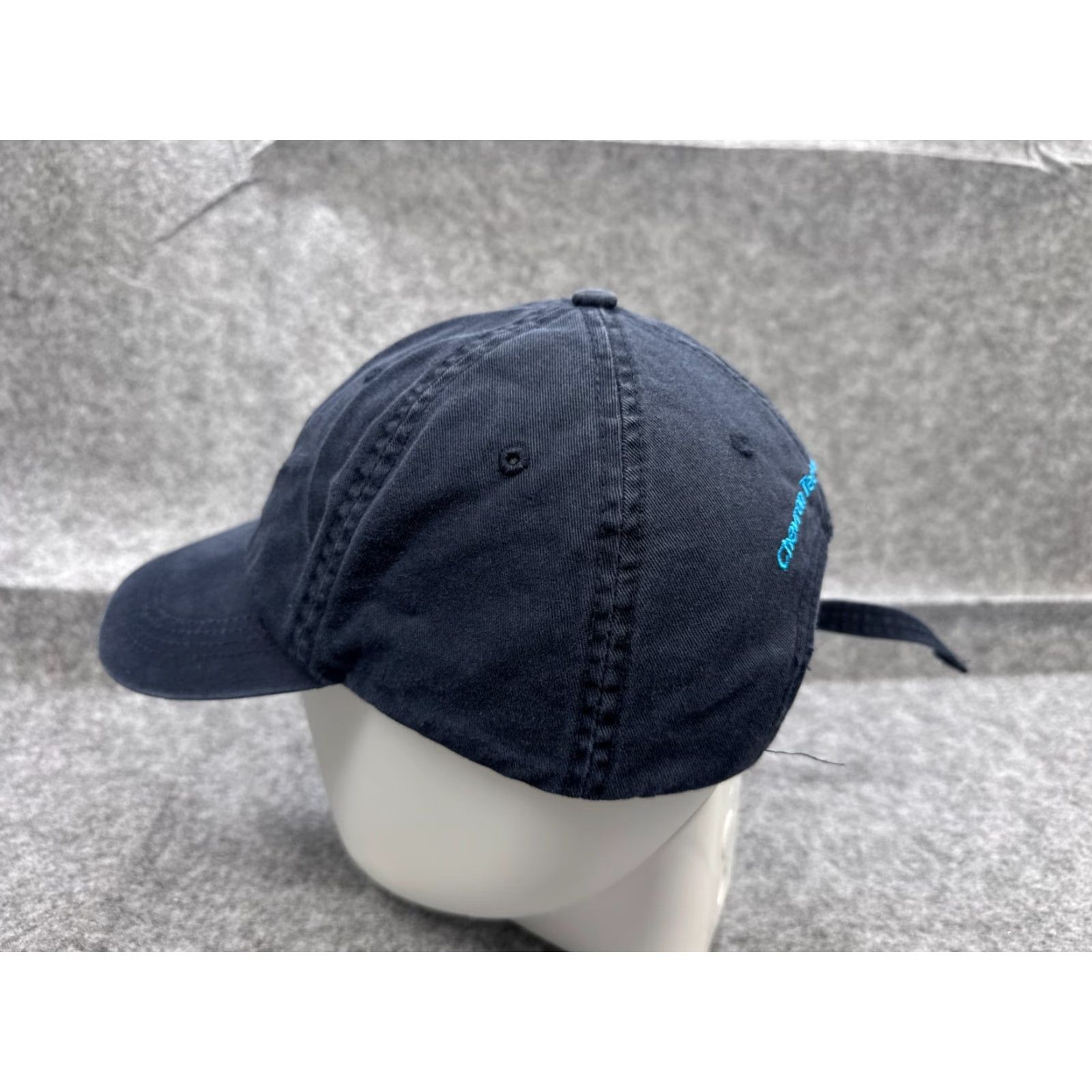 IDEA Ideal Chevron Hat Cap Snap Back One Size Blue Cotton Twill Baseball Cap Logo Adjustable Men Casual Everyday Standards Size ONE SIZE - 4 Thumbnail