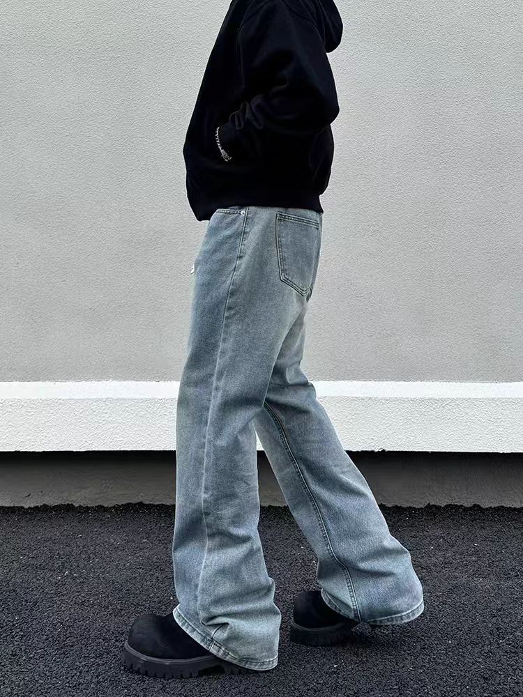 Japanese Brand × Vintage Street Vintage Washed Machete Micro Flare Jeans Size US 28 / EU 44 - 2 Thumbnail