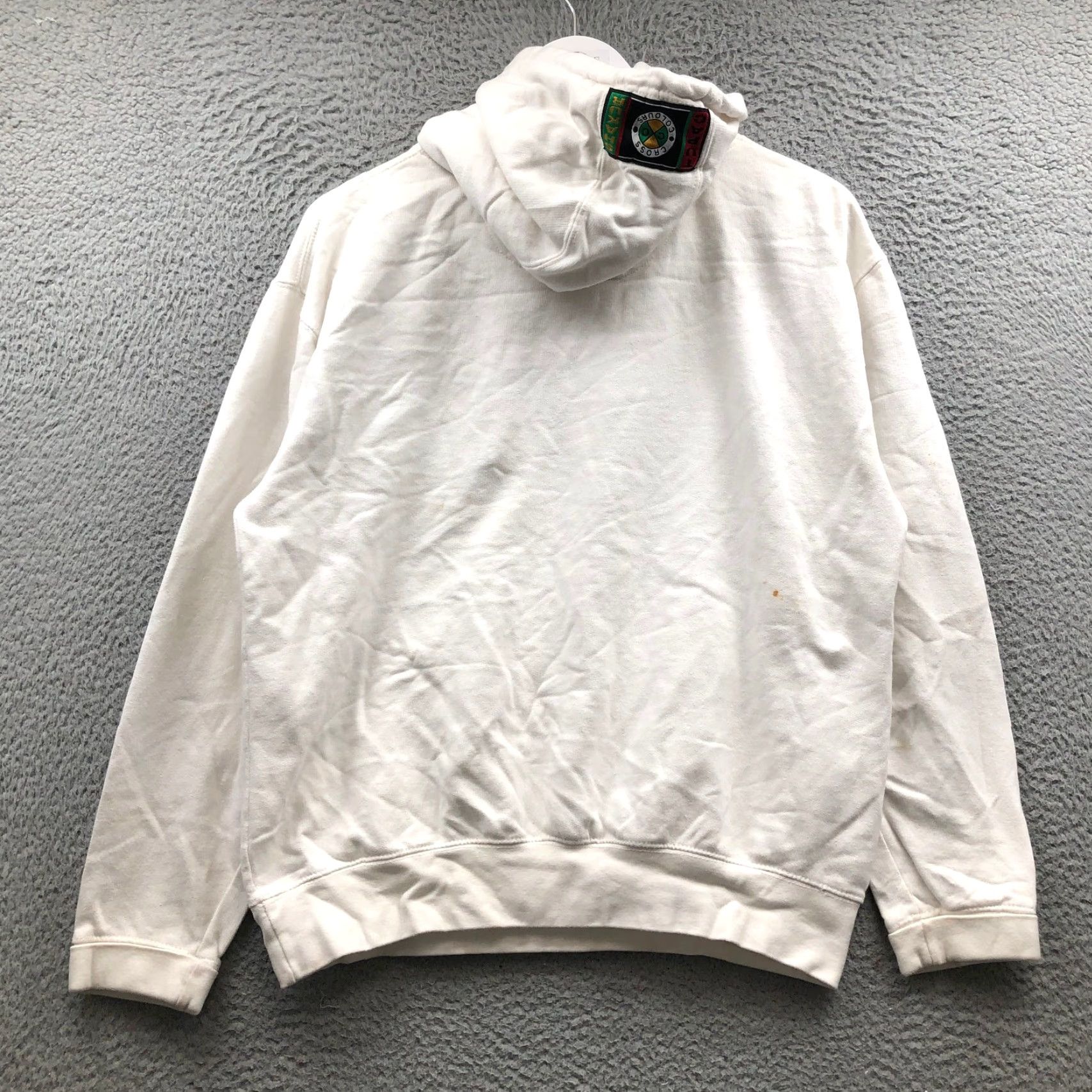 Vintage Cross Colours x Tupac Shakur Sweatshirt Hoodie Mens M 2Pac Graphic White Crew Neck Long Sleeve Pullover Logo Size US M / EU 48-50 / 2 - 5 Thumbnail