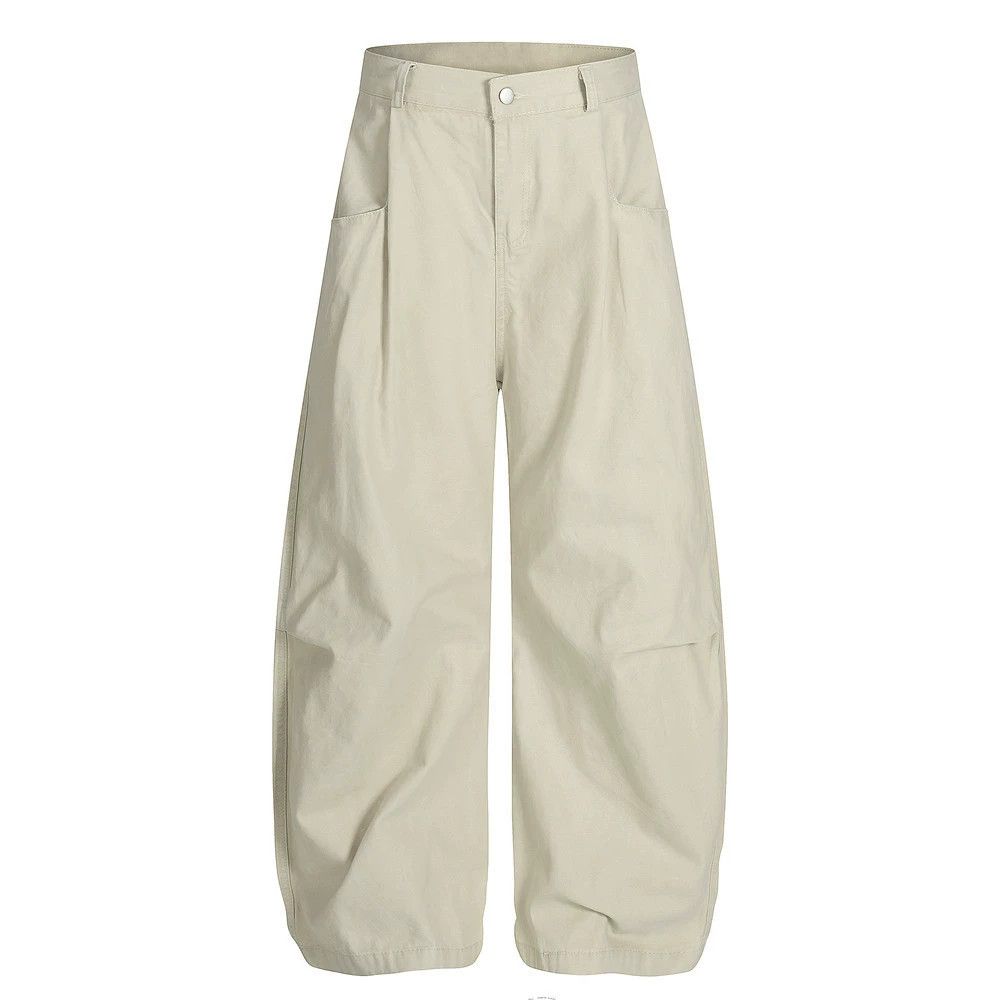 Vintage Men's American pleated loose wide-leg cargo machete trousers Size US 32 / EU 48 - 1 Thumbnail